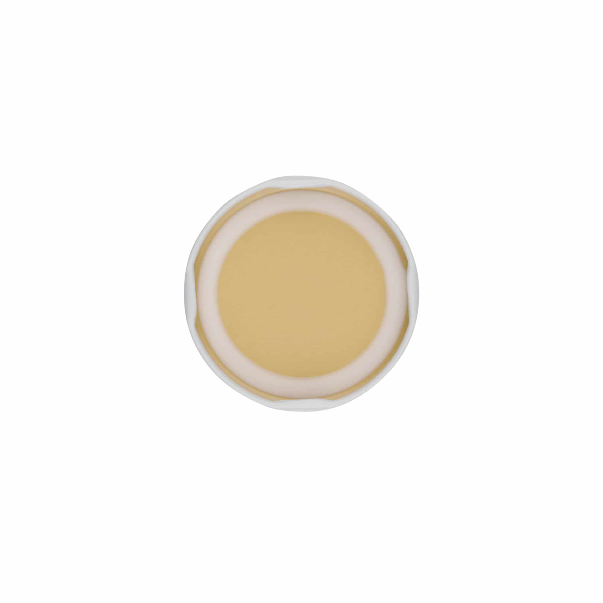 Tappo Twist-Off, banda stagnata, bianco, per imboccatura: TO 58