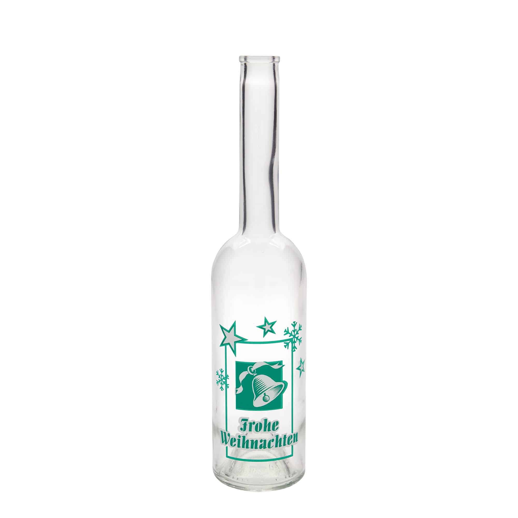 500 ml Bottiglia di vetro 'Opera', motivo: Buon Natale, imboccatura: fascetta 500 ml Bottiglia di vetro 'Opera', motivo: Buon Natale, imboccatura: fascetta