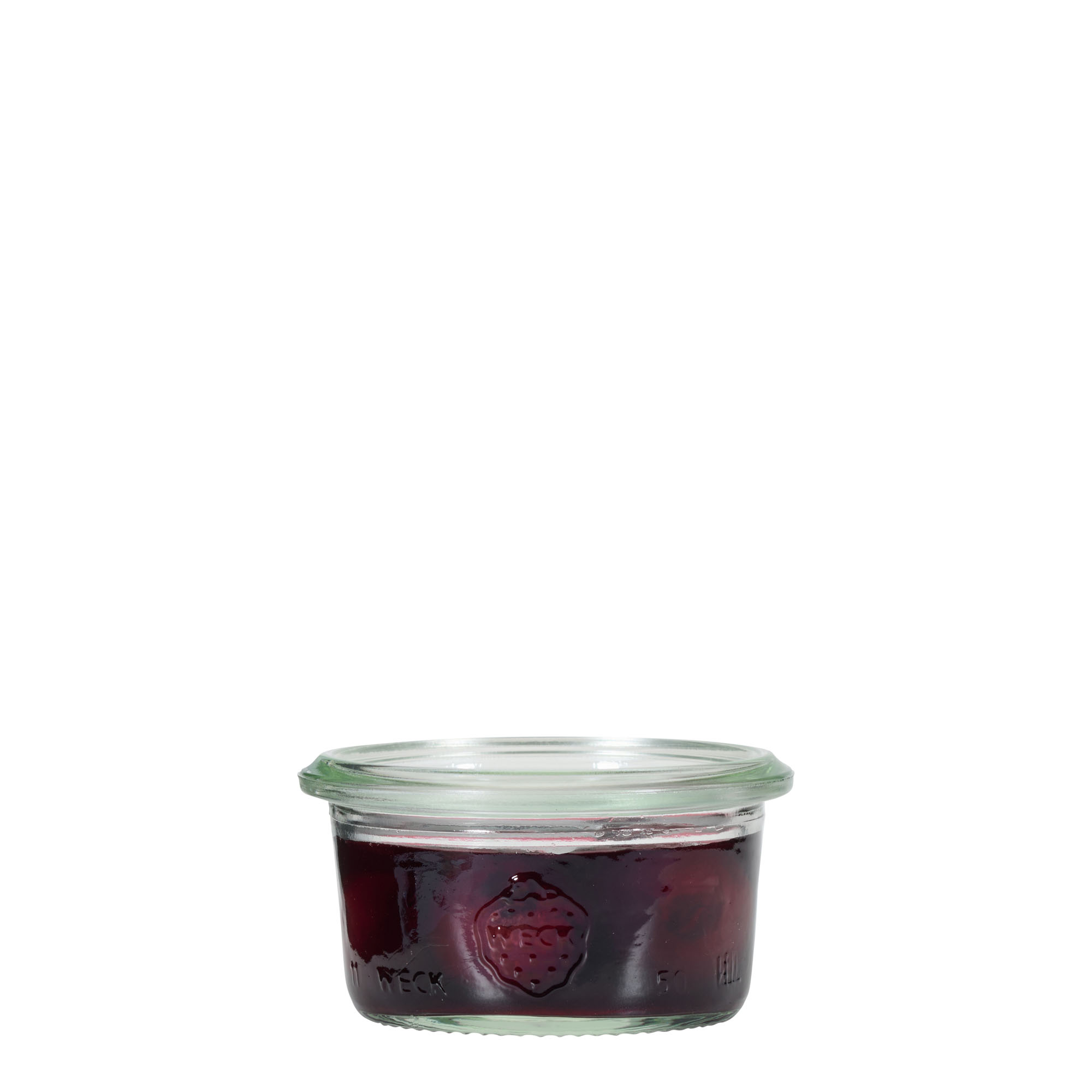50 ml barattolo WECK a caduta, bocca: bordo arrotondato 50 ml barattolo WECK a caduta, bocca: bordo arrotondato