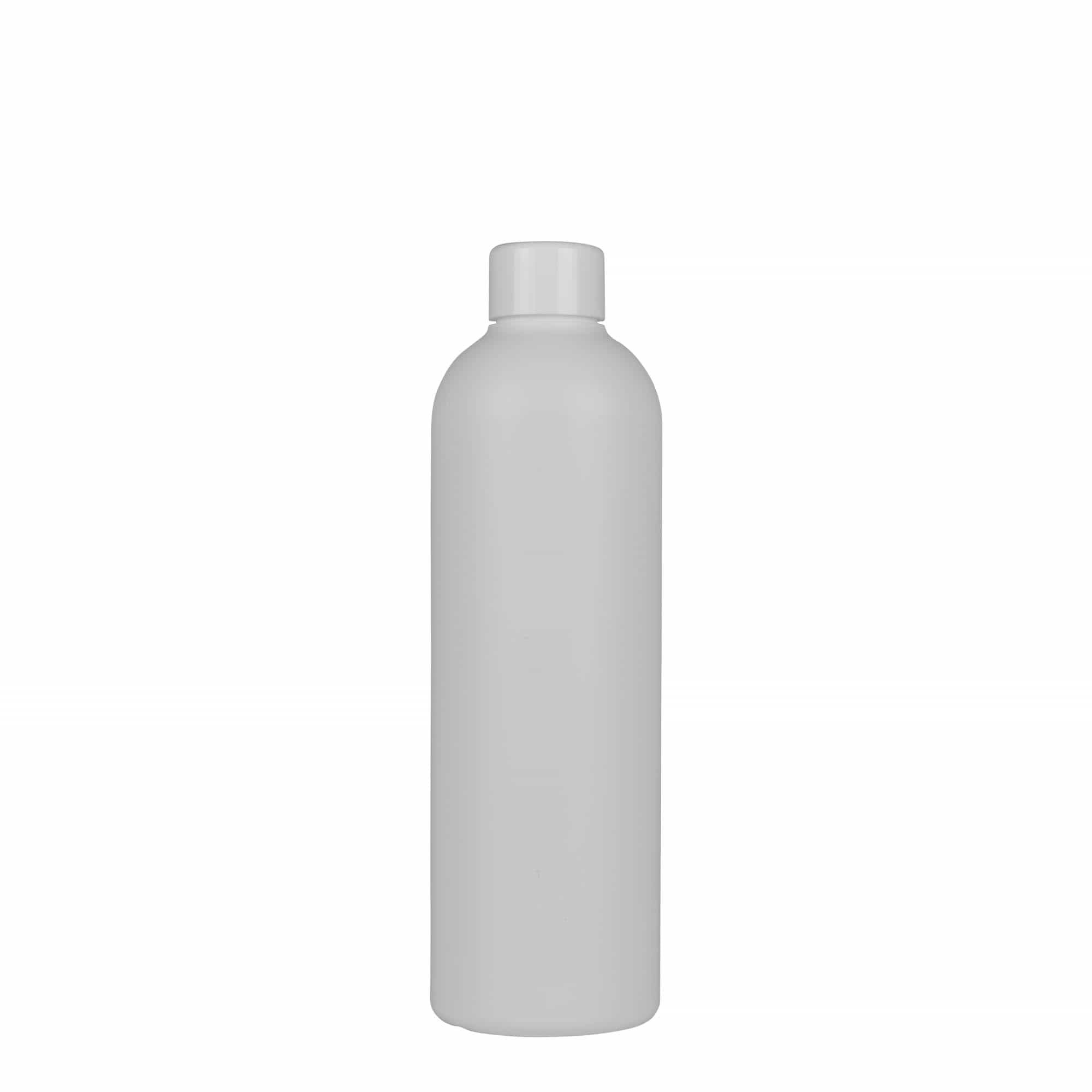 Bottiglia in plastica da 300 ml 'Tuffy', HDPE, bianca, bocca: 24/410