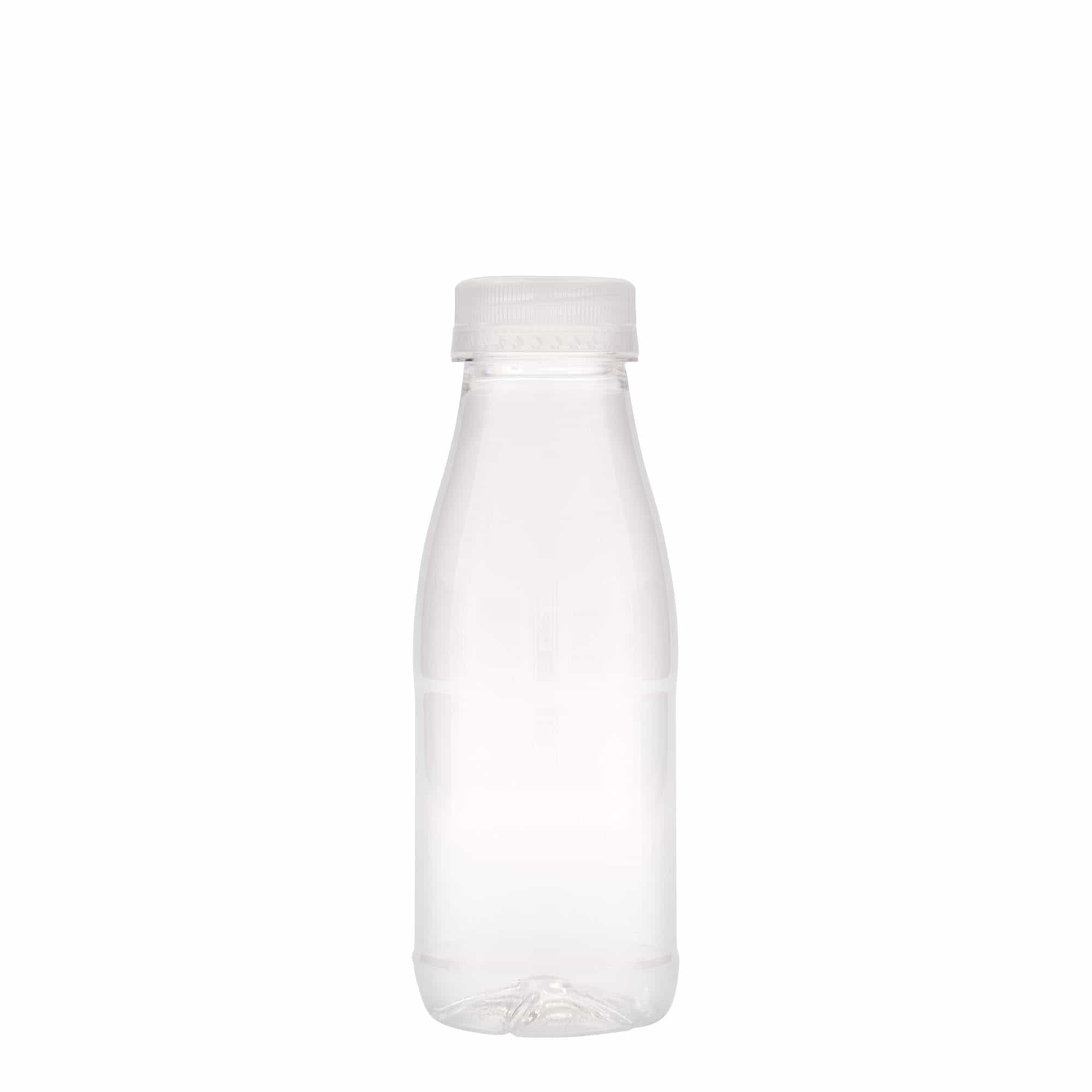 Bottiglia in PET da 330 ml 'Milk and Juice', plastica, bocca: 38 mm