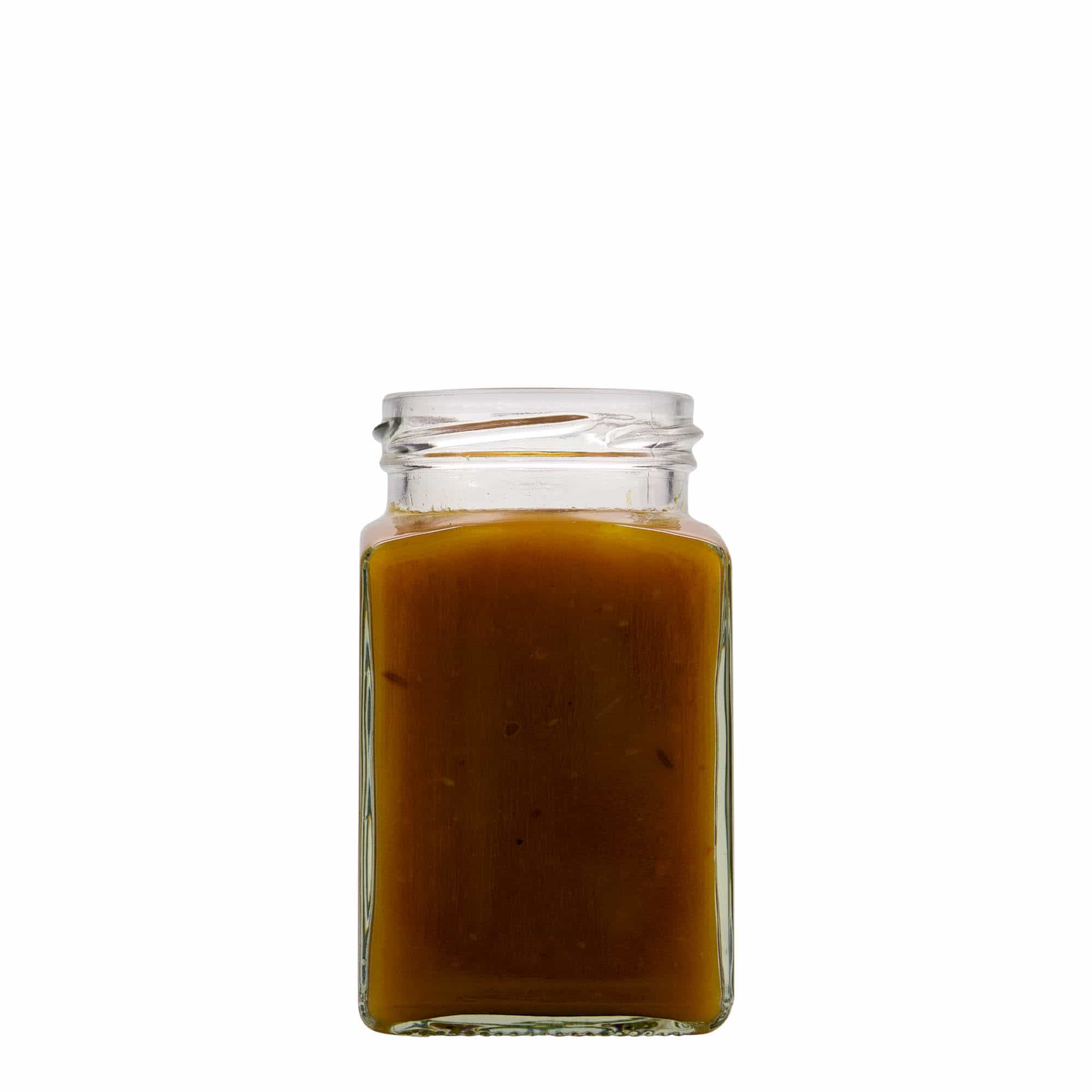 260 ml barattolo quadrato, bocca: twist-off (TO 58)