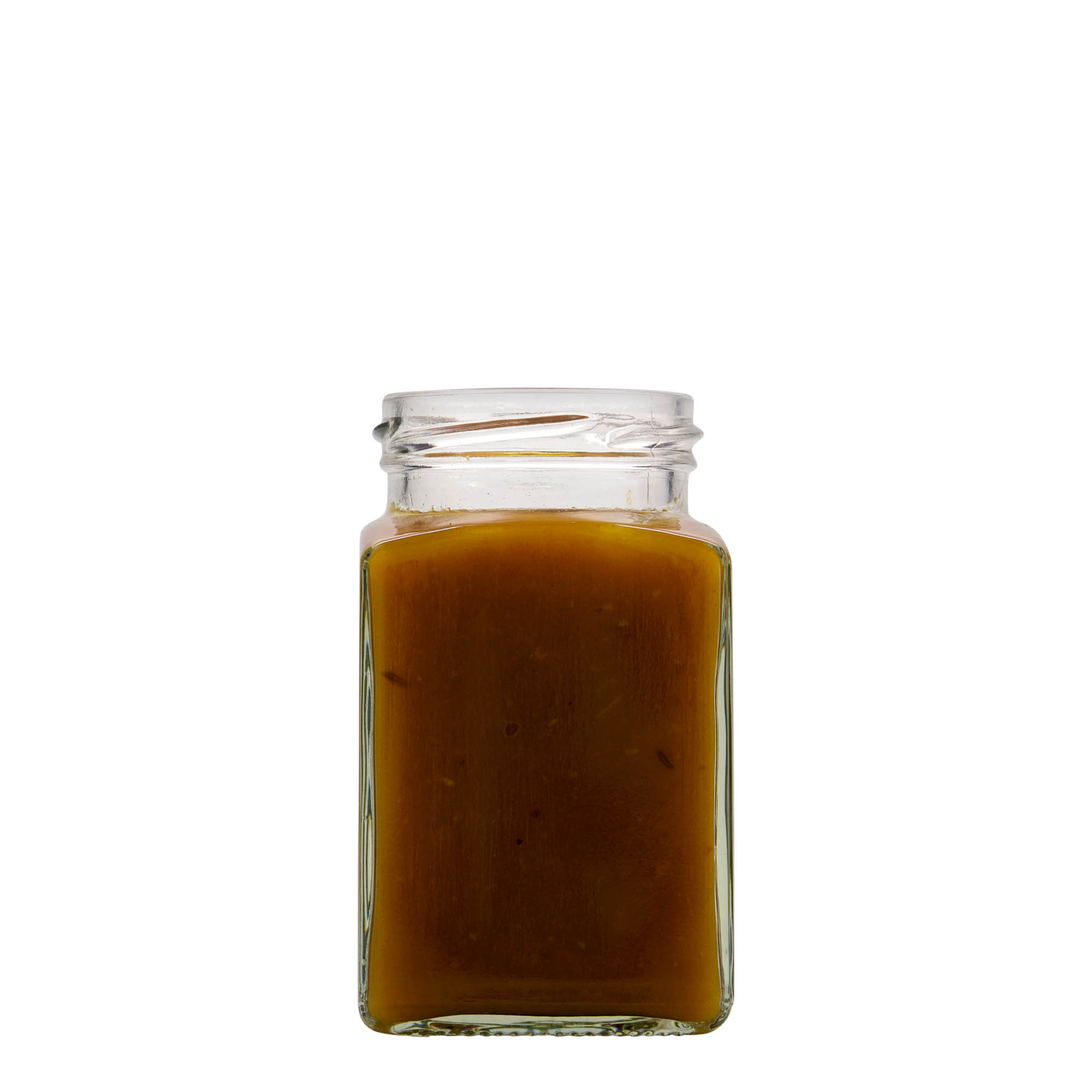 260 ml barattolo quadrato, bocca: twist-off (TO 58)