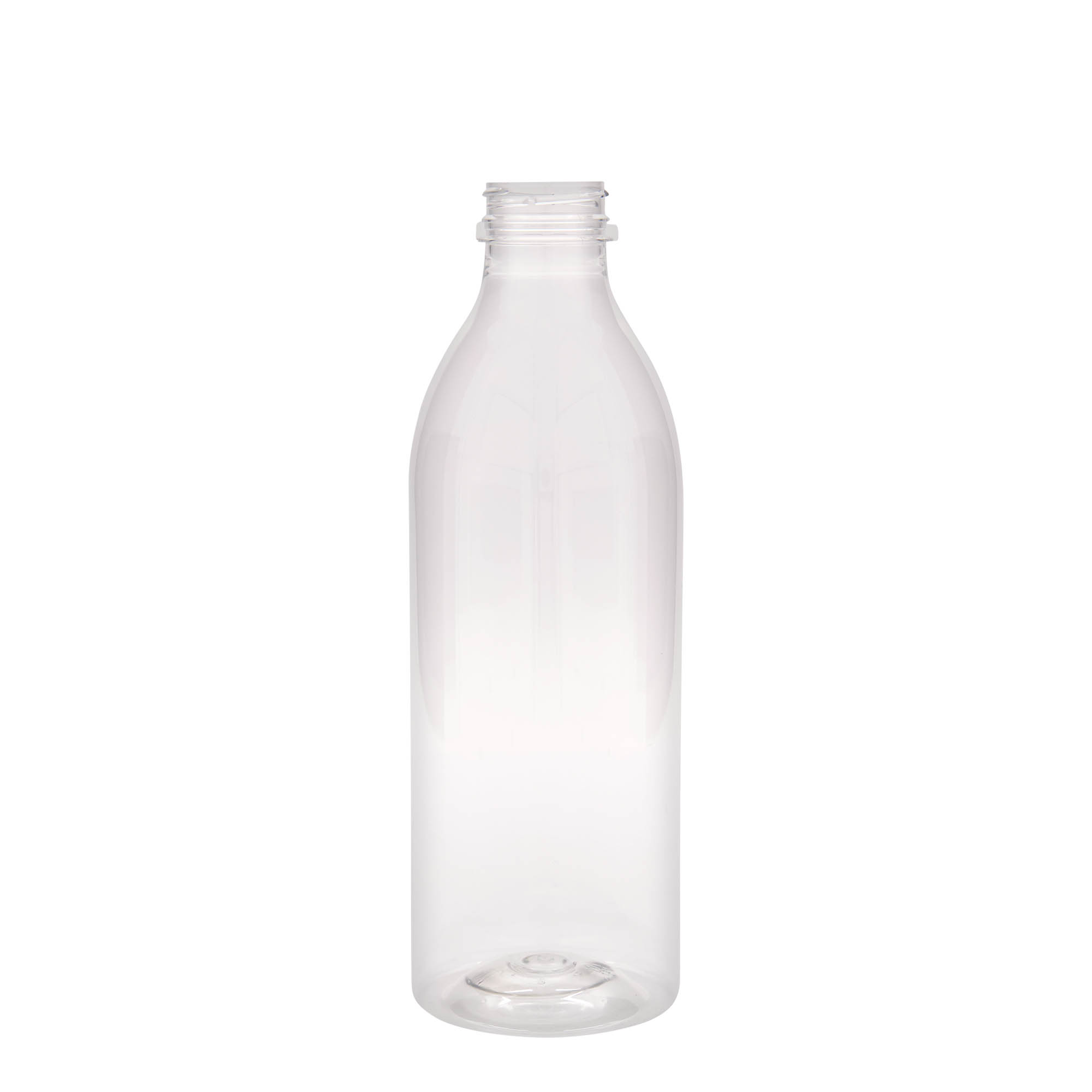 Bottiglia PET da 1.000 ml standard, plastica, bocca: 38 mm