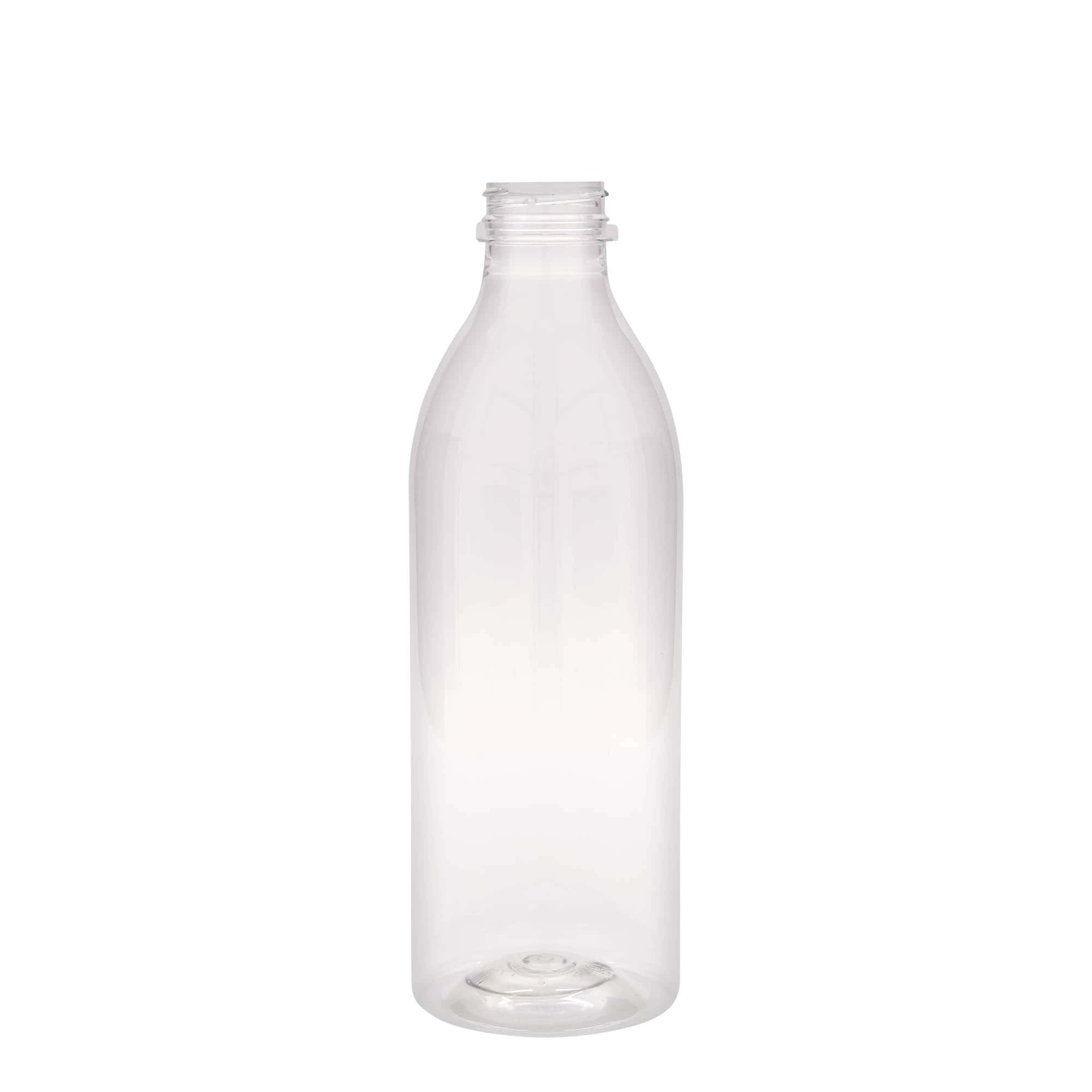 Bottiglia PET da 1.000 ml standard, plastica, bocca: 38 mm