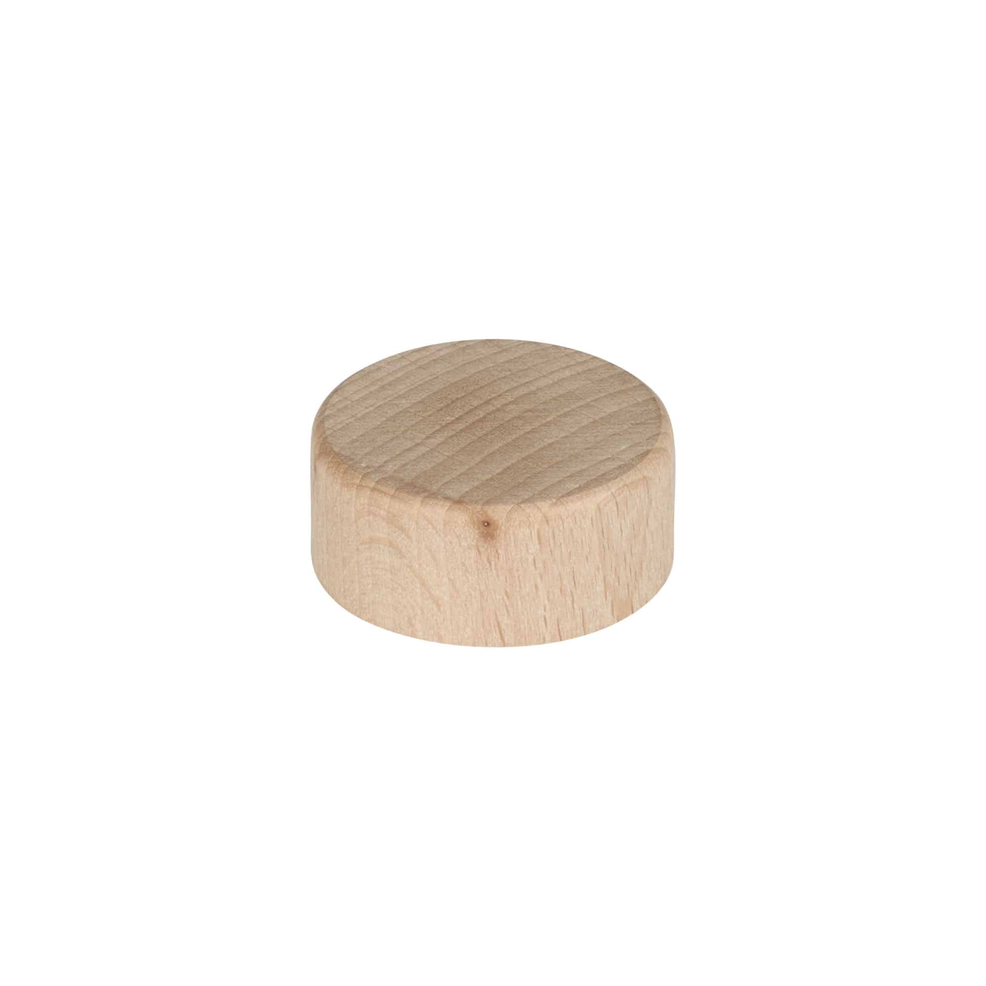 Tappo a vite, legno, beige, per bocca: GPI 28/400 Tappo a vite, legno, beige, per bocca: GPI 28/400