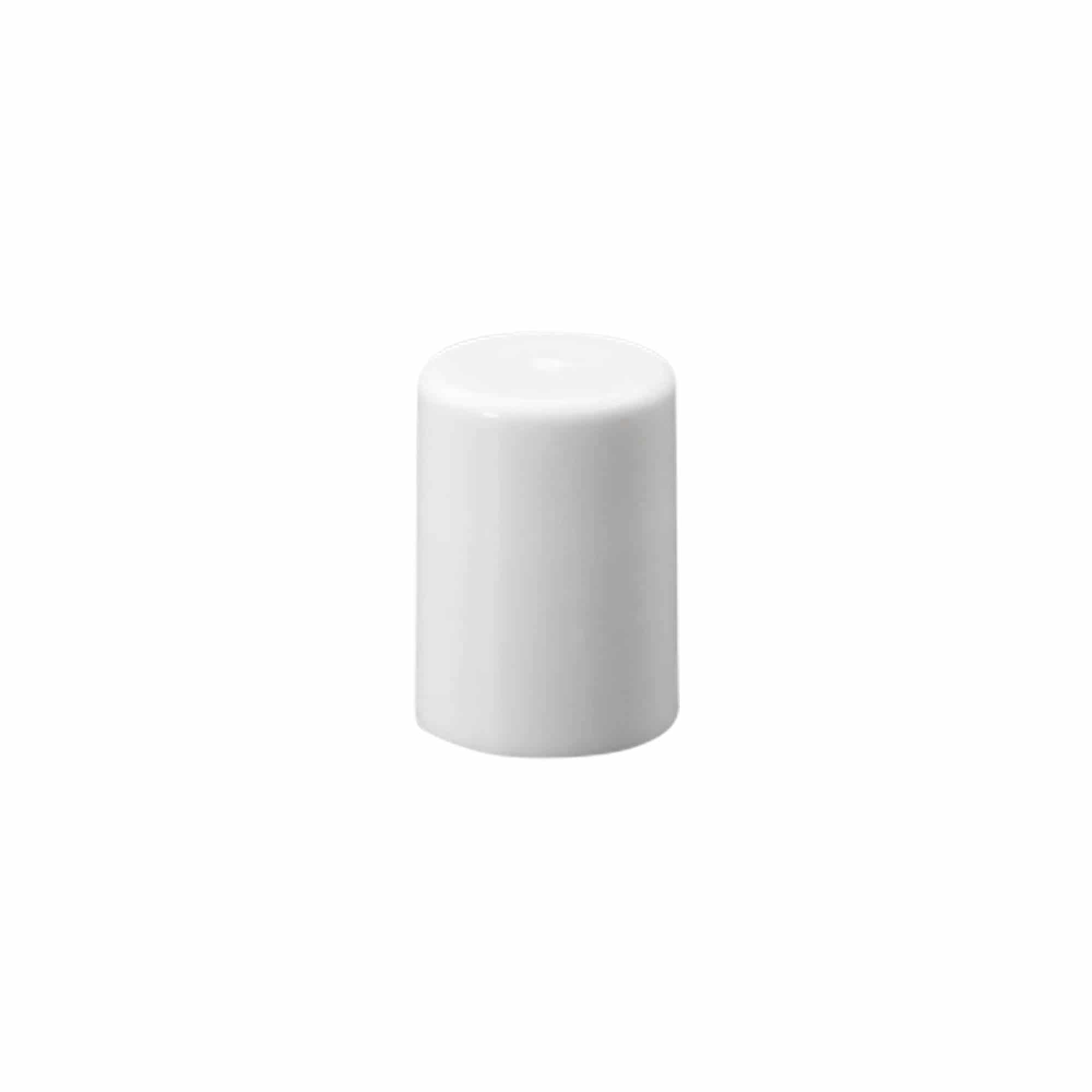 Coperchio roll-on flacone da 10 ml, plastica PP, bianco, per imboccatura: a vite Coperchio roll-on flacone da 10 ml, plastica PP, bianco, per imboccatura: a vite