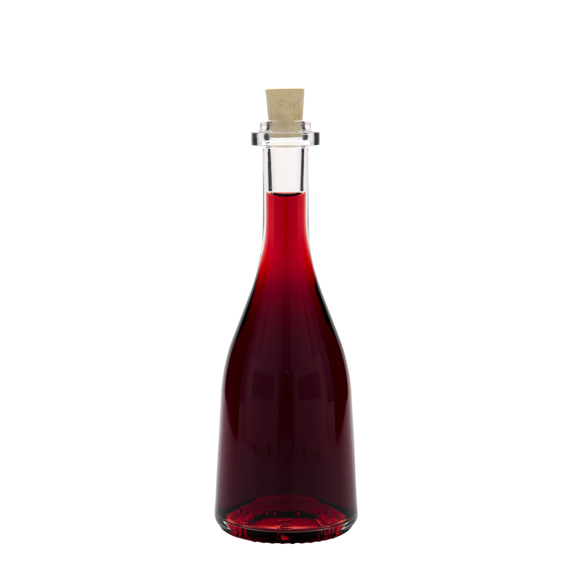 Bottiglia di vetro da 200 ml 'Rustica', bocca: sughero