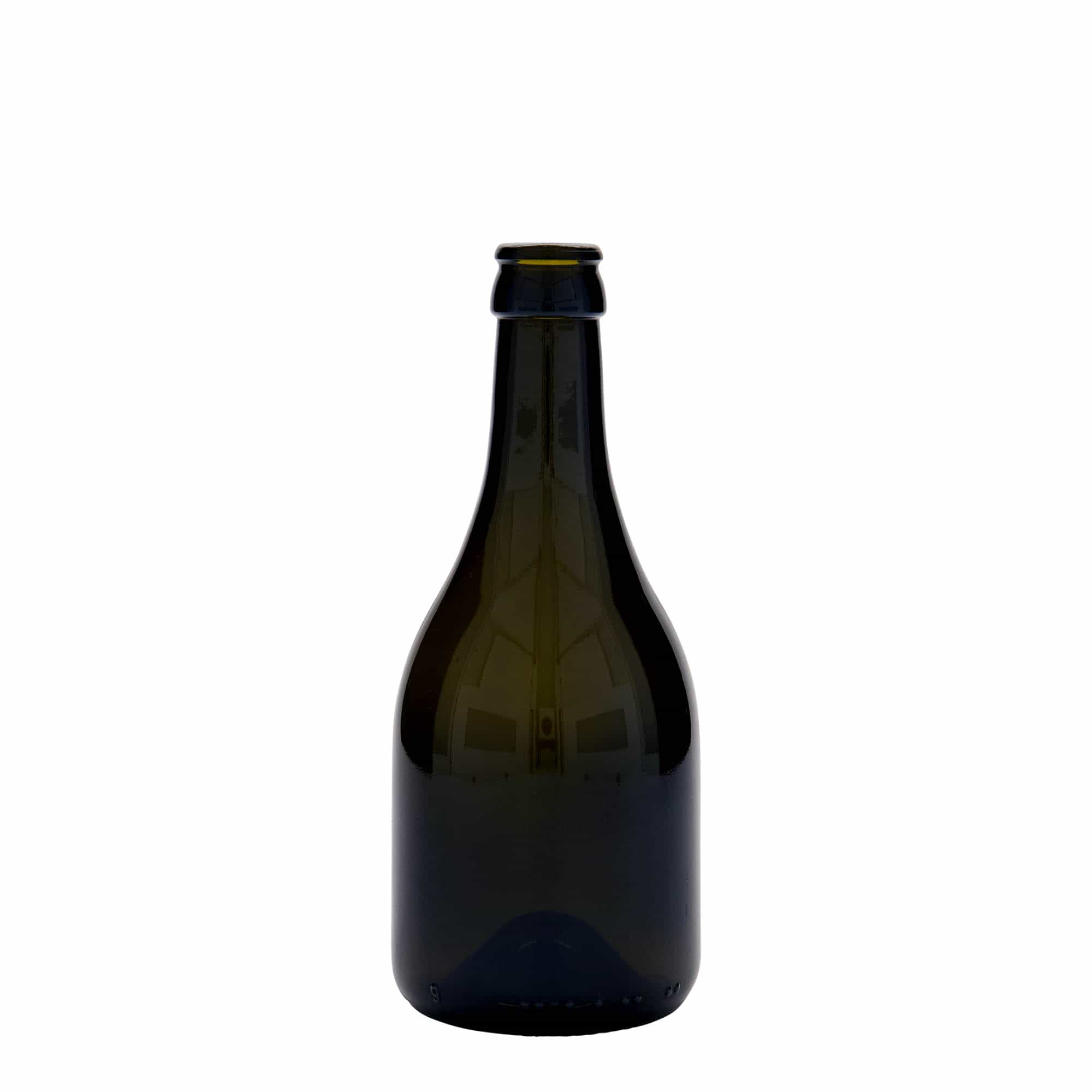 Bottiglia di birra da 330 ml 'Horta', vetro, verde antico, bocca: tappo corona Bottiglia di birra da 330 ml 'Horta', vetro, verde antico, bocca: tappo corona