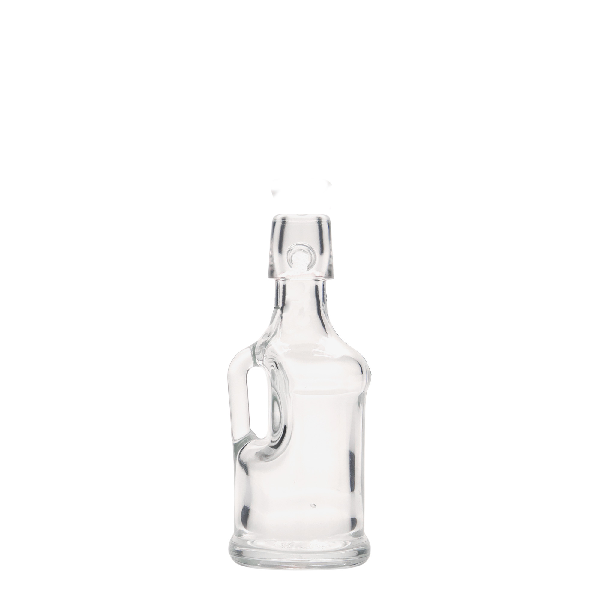 Bottiglia di vetro da 40 ml 'Classica', bocca: chiusura a gancio Bottiglia di vetro da 40 ml 'Classica', bocca: chiusura a gancio