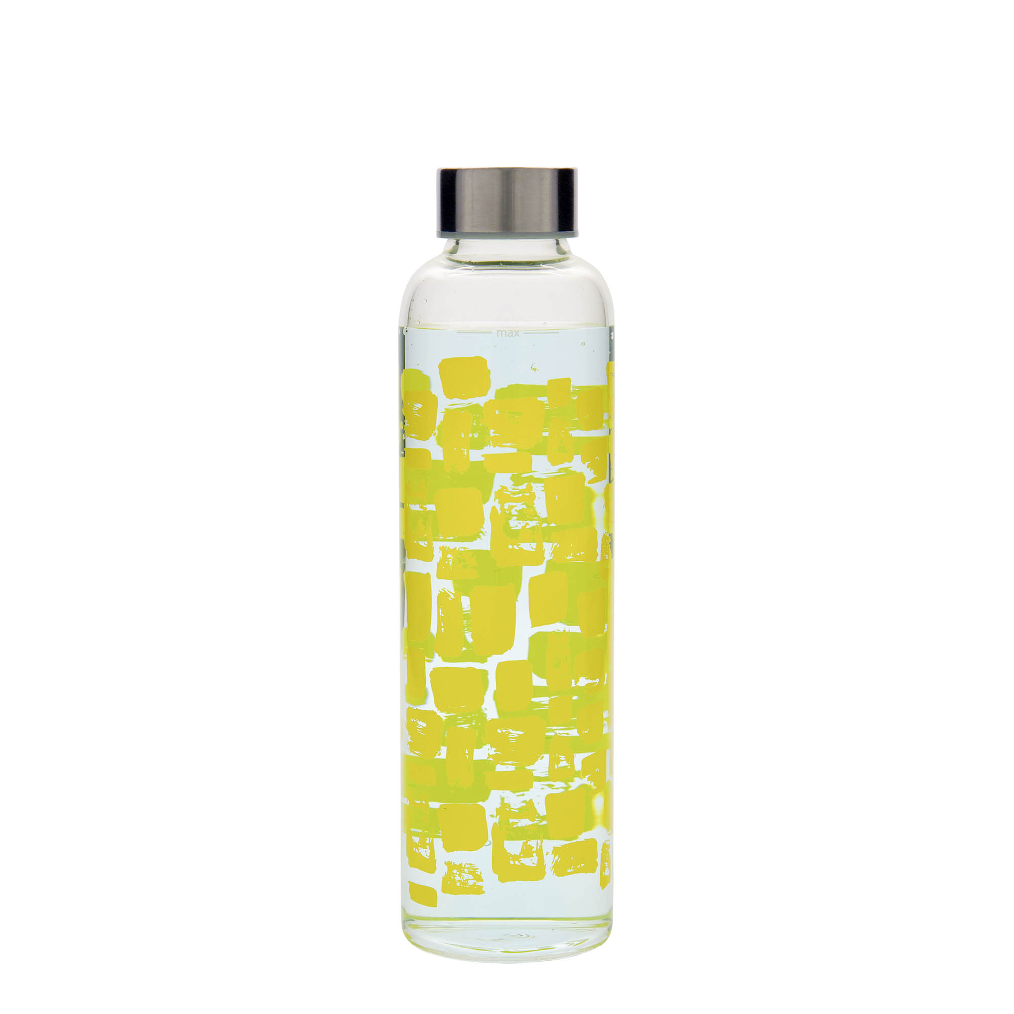 Borraccia da 500 ml 'Perseus - Rettangoli Gialli', bocca: chiusura a vite Borraccia da 500 ml 'Perseus - Rettangoli Gialli', bocca: chiusura a vite