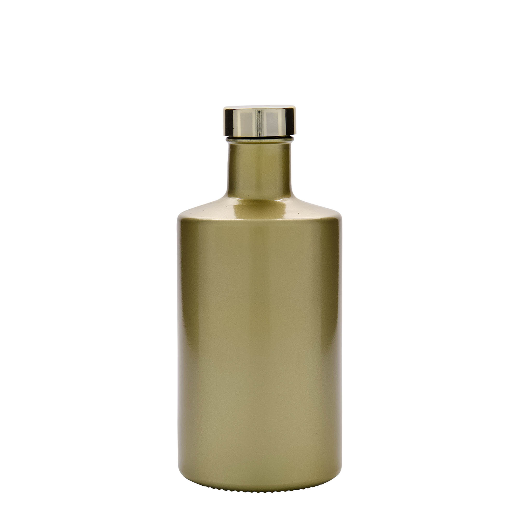 500 ml Bottiglia di vetro 'Caroline', oro, imboccatura: GPI 33