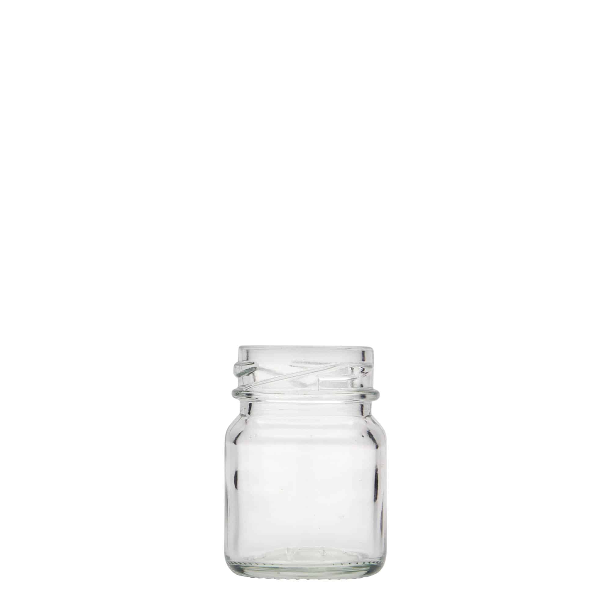 45 ml Vasetto cilindrico alto, vetro, imboccatura: Twist-Off (TO 38) 45 ml Vasetto cilindrico alto, vetro, imboccatura: Twist-Off (TO 38)