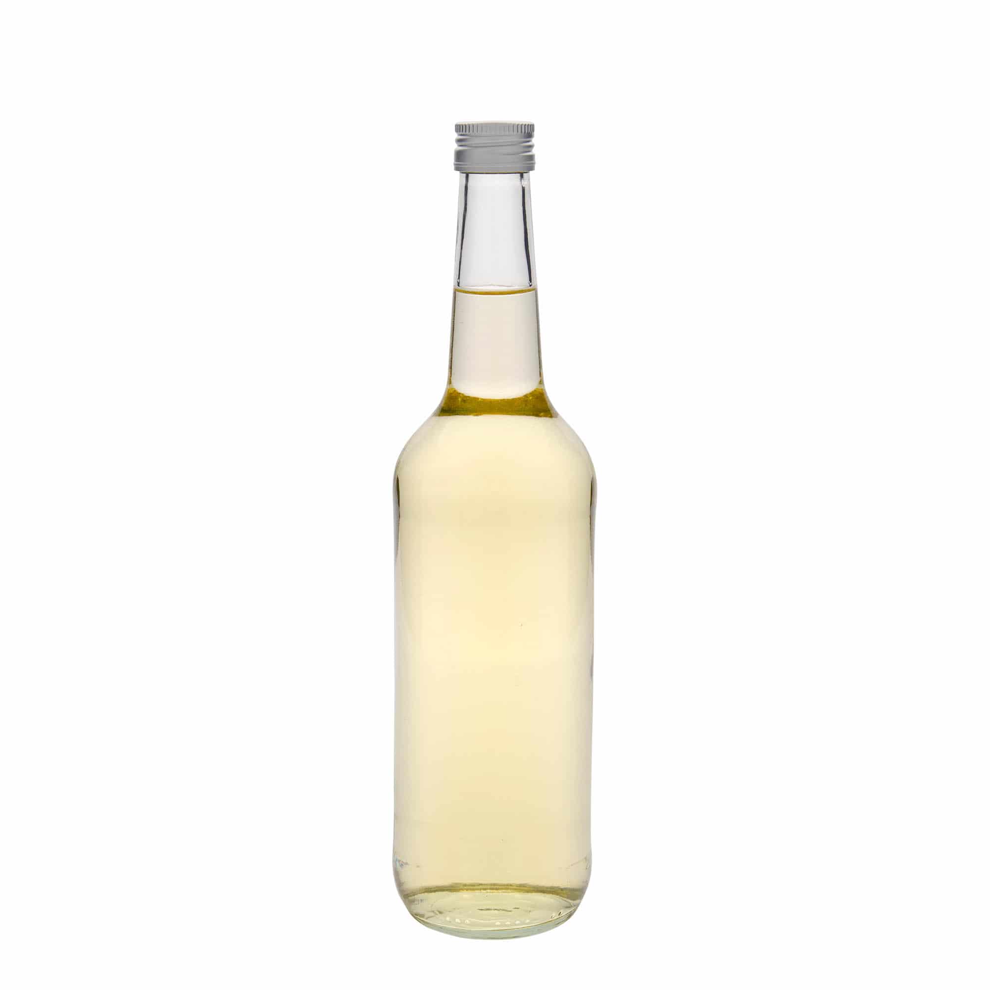700 ml Bottiglia di vetro a collo dritto, imboccatura: PP 28