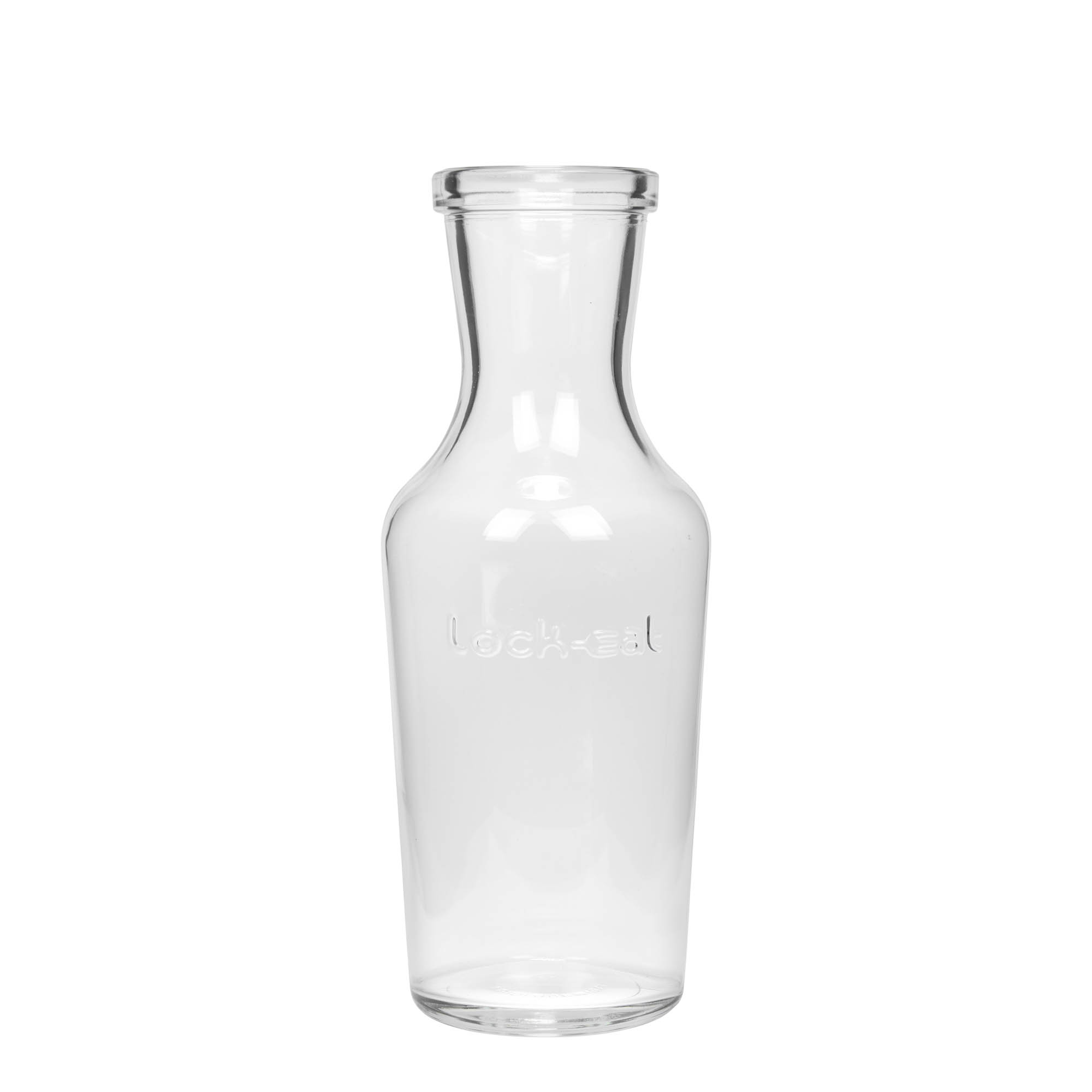 1.000 ml caraffa di vetro 'Lock-Eat', bocca: chiusura a molla con gancio in filo metallico