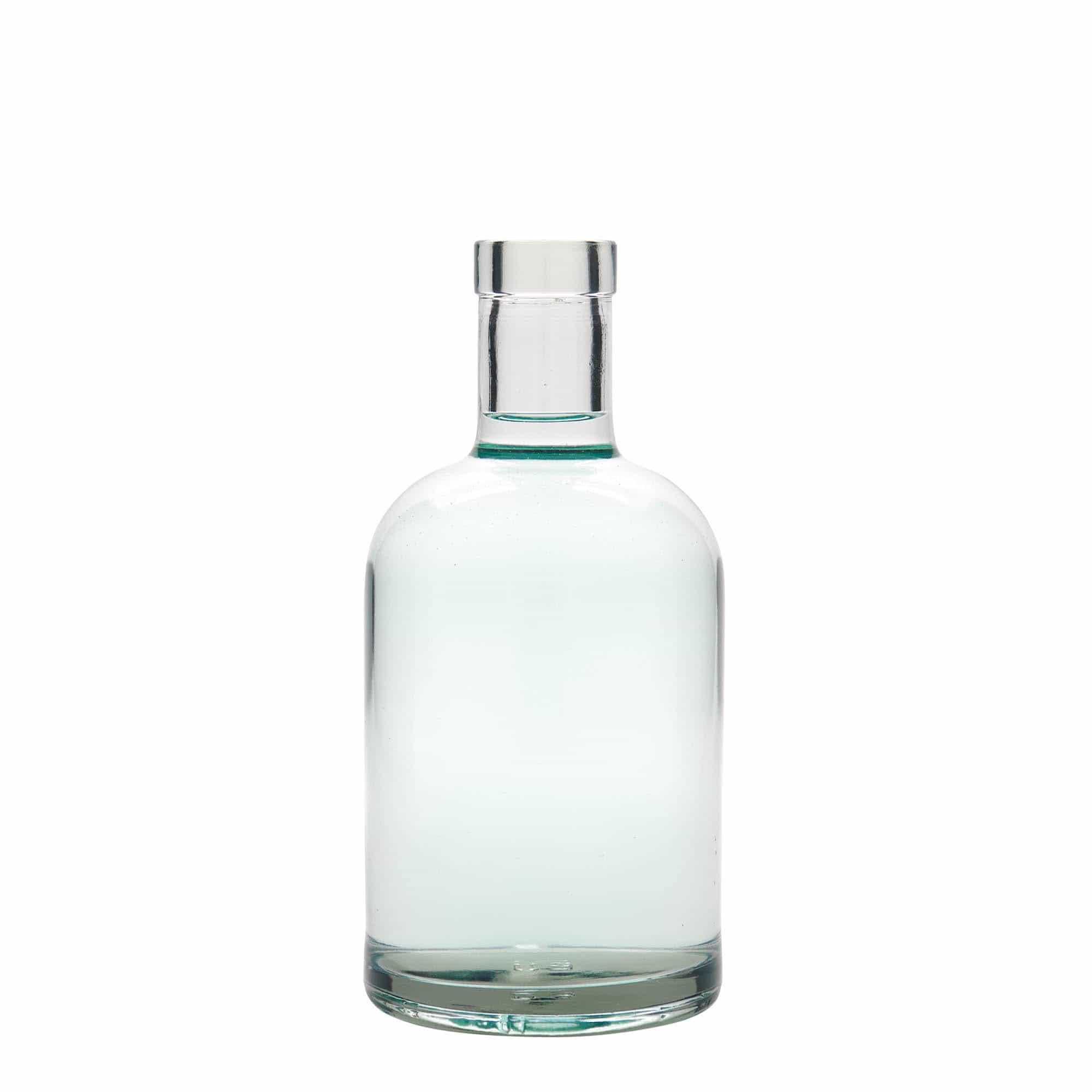 500 ml Bottiglia di vetro 'Claus', ovale, imboccatura: fascetta
