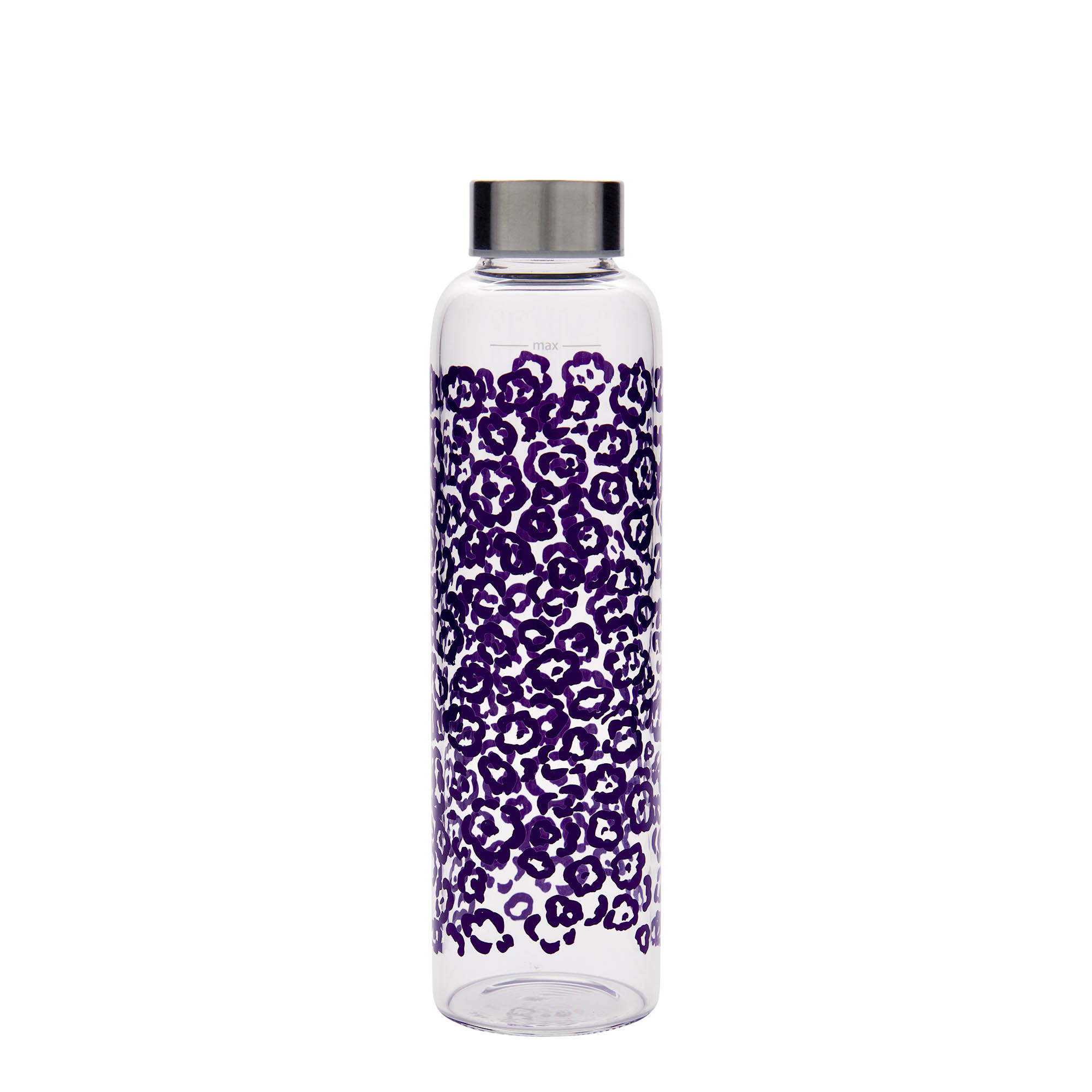 Borraccia da 500 ml 'Perseus - Fiori Viola', Bocca: Chiusura a vite Borraccia da 500 ml 'Perseus - Fiori Viola', Bocca: Chiusura a vite