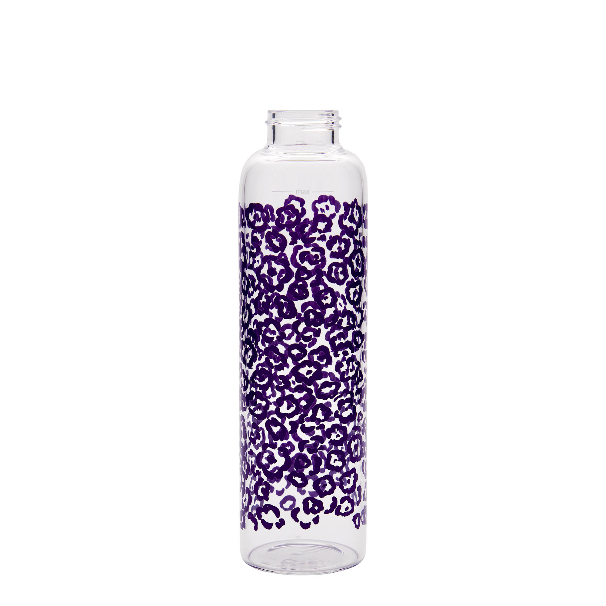 Borraccia da 500 ml 'Perseus - Fiori Viola', Bocca: Chiusura a vite