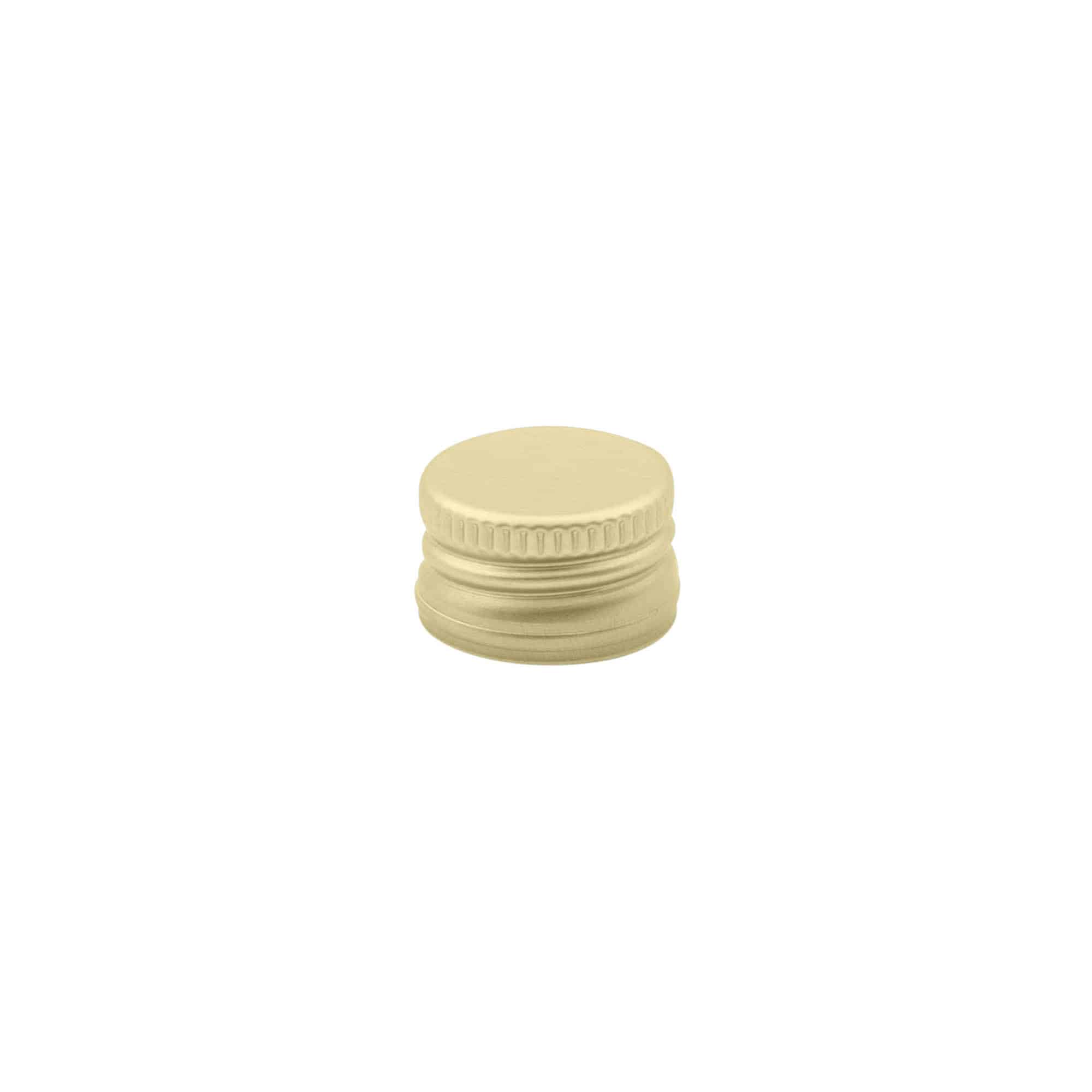 Tappo a vite, metallo, oro, per imboccatura: PP 18 Tappo a vite, metallo, oro, per imboccatura: PP 18