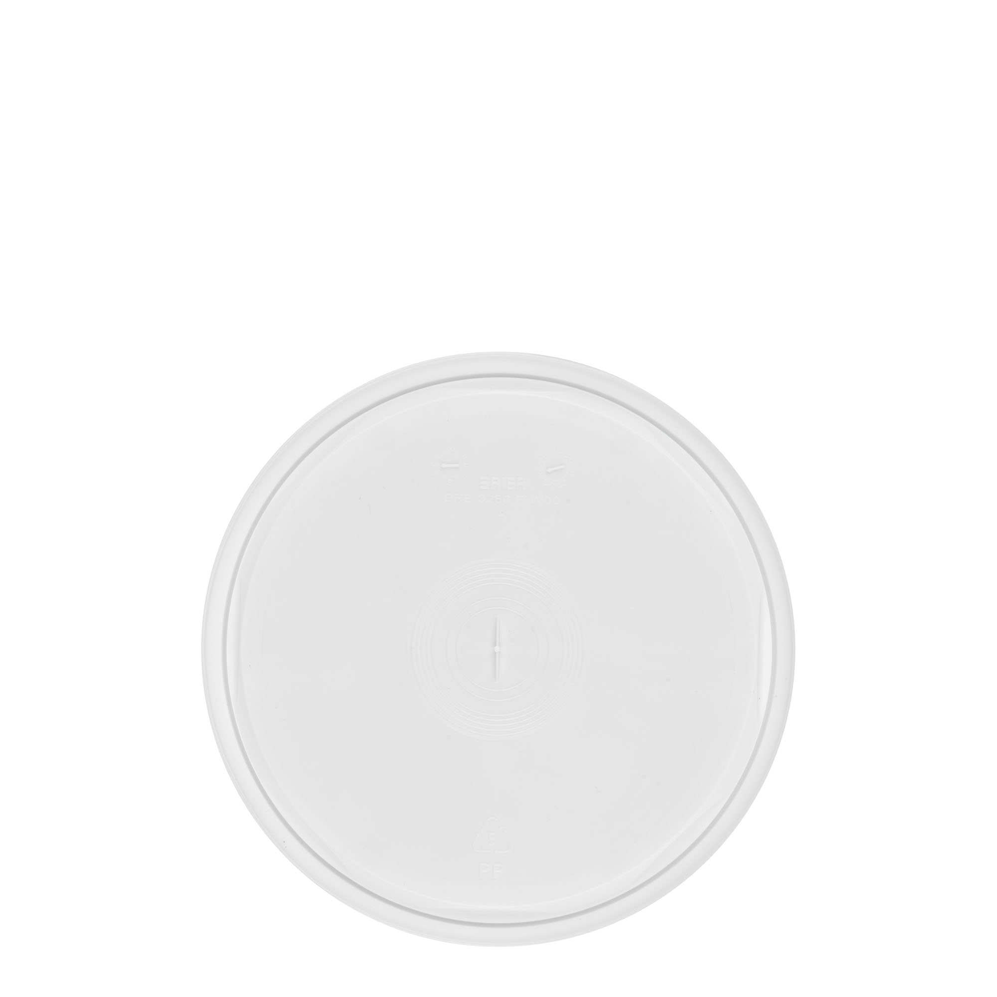 Coperchio per secchio da 2,5 l, plastica PP, bianco