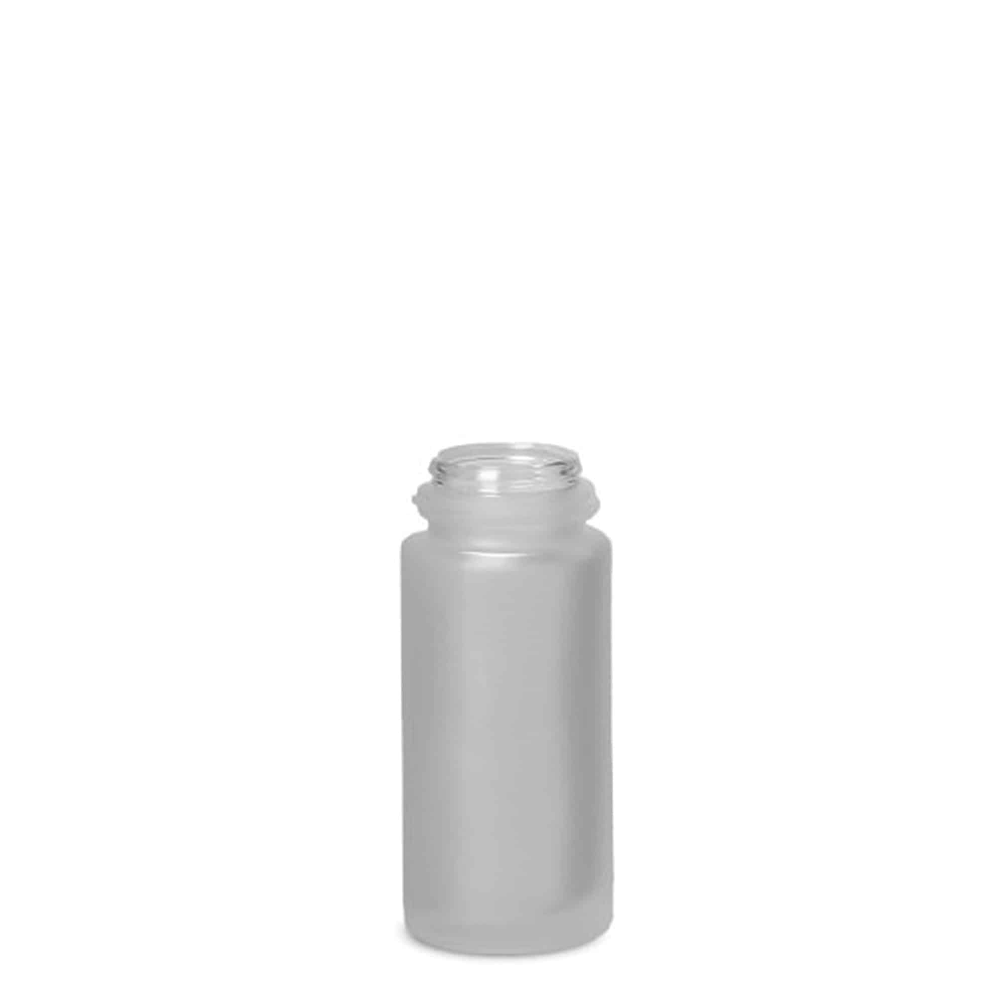 Flacone roll-on 50 ml, vetro, marrone, bocca: tappo a vite