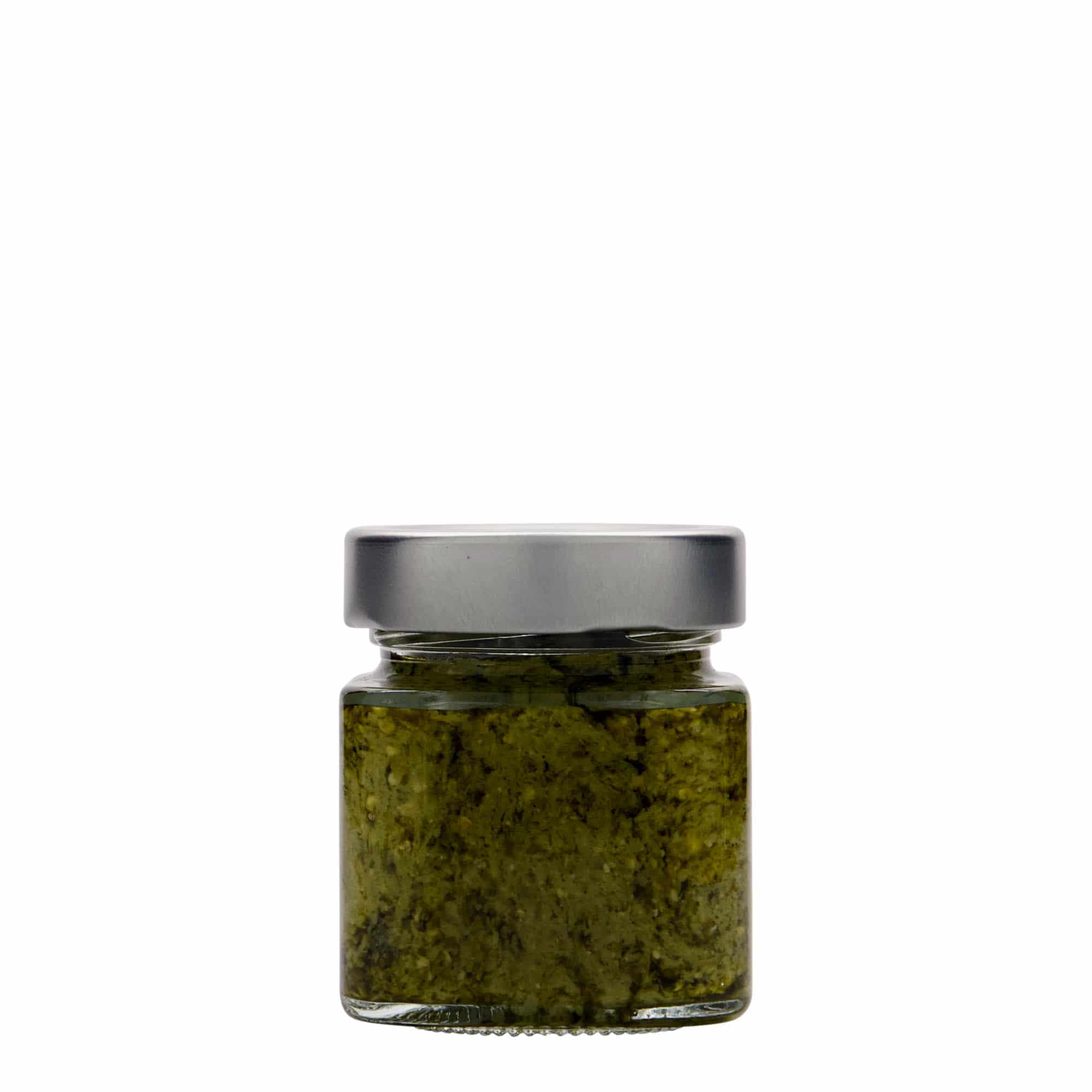 156 ml barattolo quadrato 'Funny', bocca: Deep-Twist-Off (DTO 58)