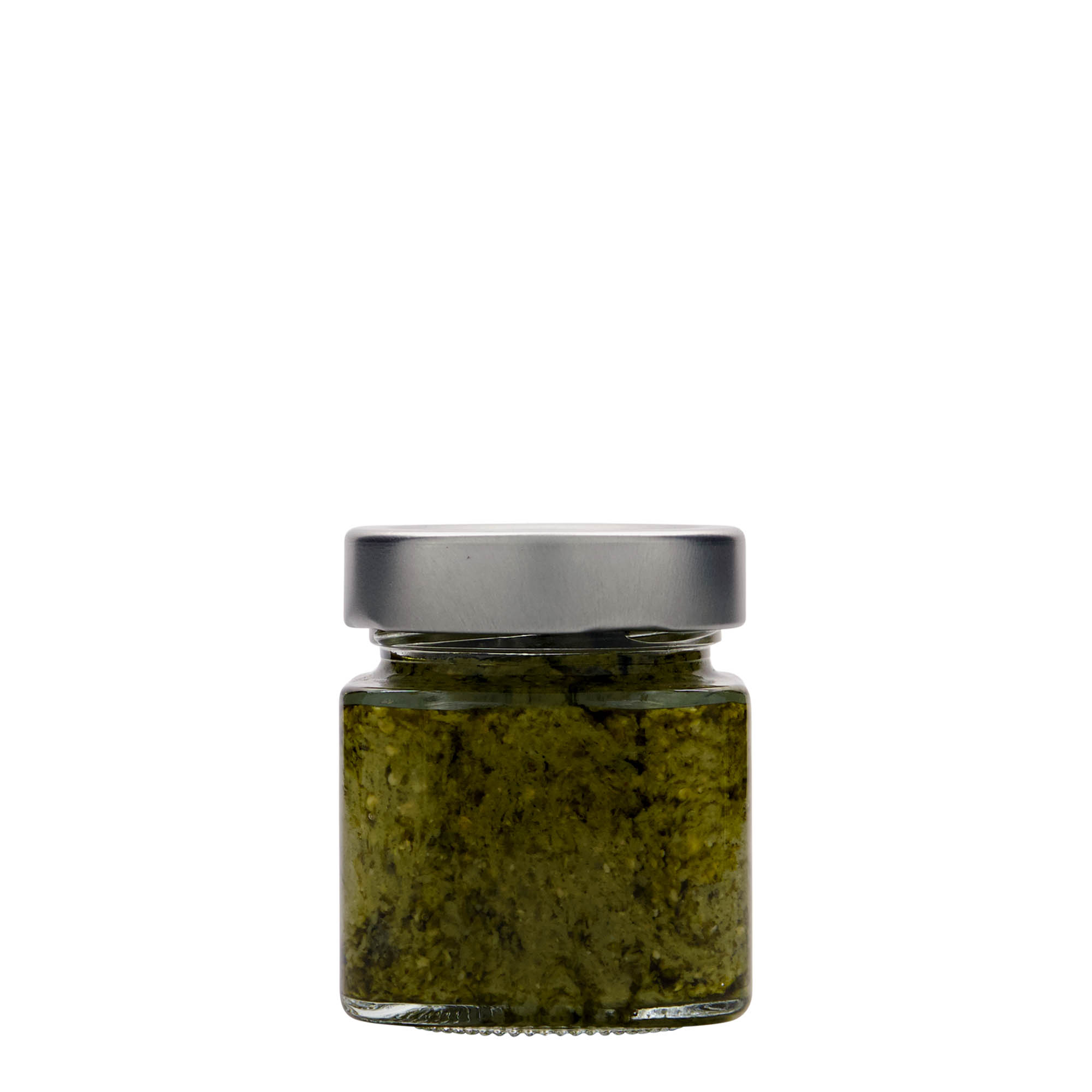 156 ml barattolo quadrato 'Funny', bocca: Deep-Twist-Off (DTO 58)