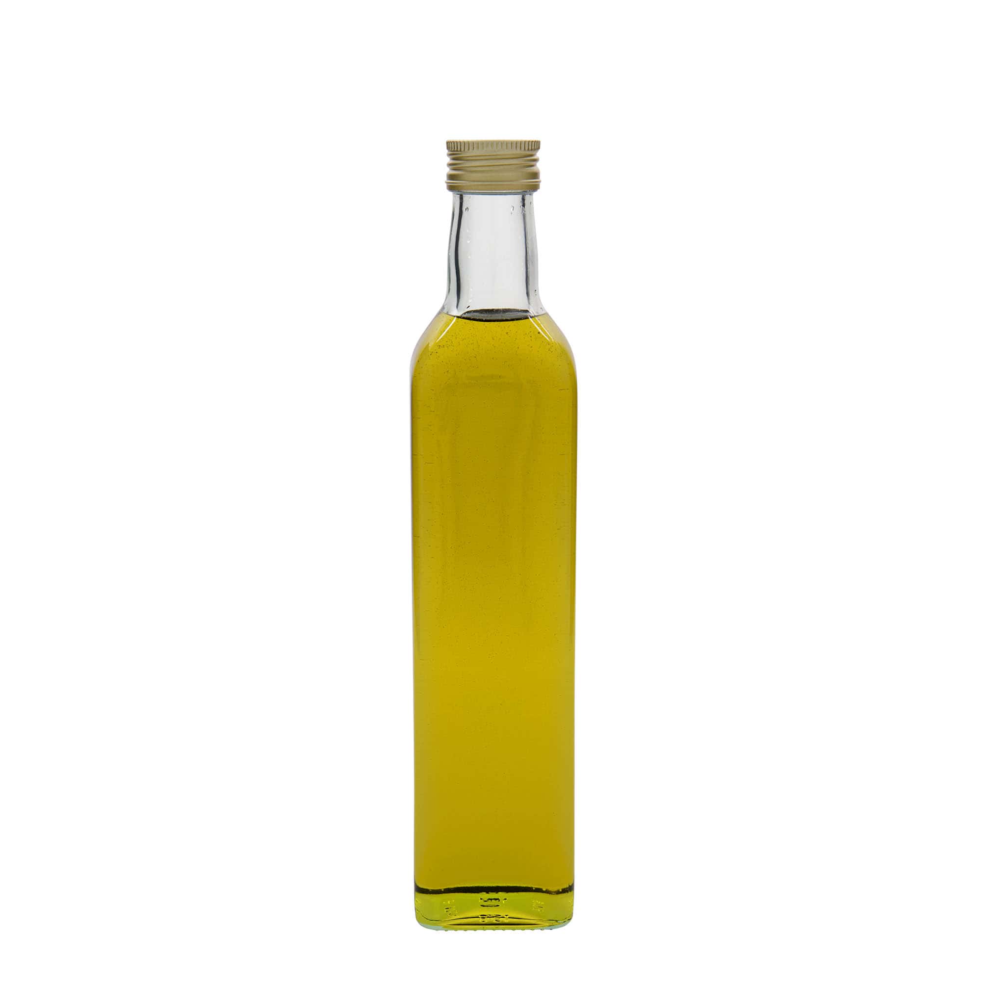 Bottiglia di vetro da 500 ml 'Marasca', quadrata, bocca: PP 31,5