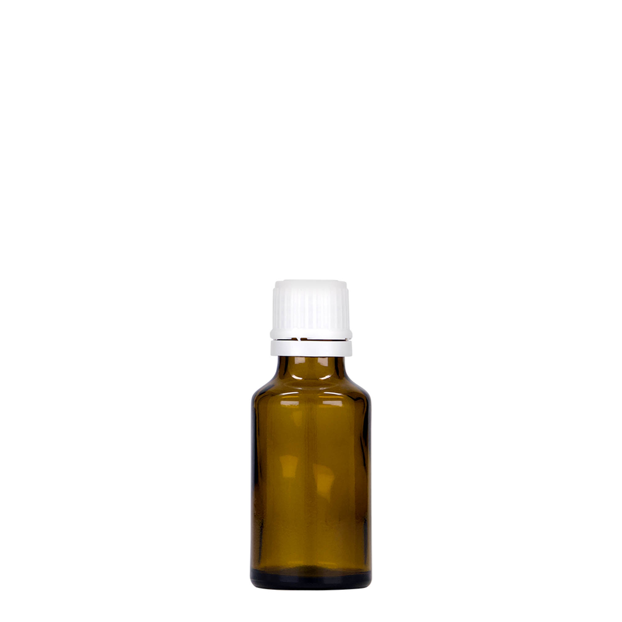 25 ml flacone medicinale, vetro, marrone, bocca: DIN 18