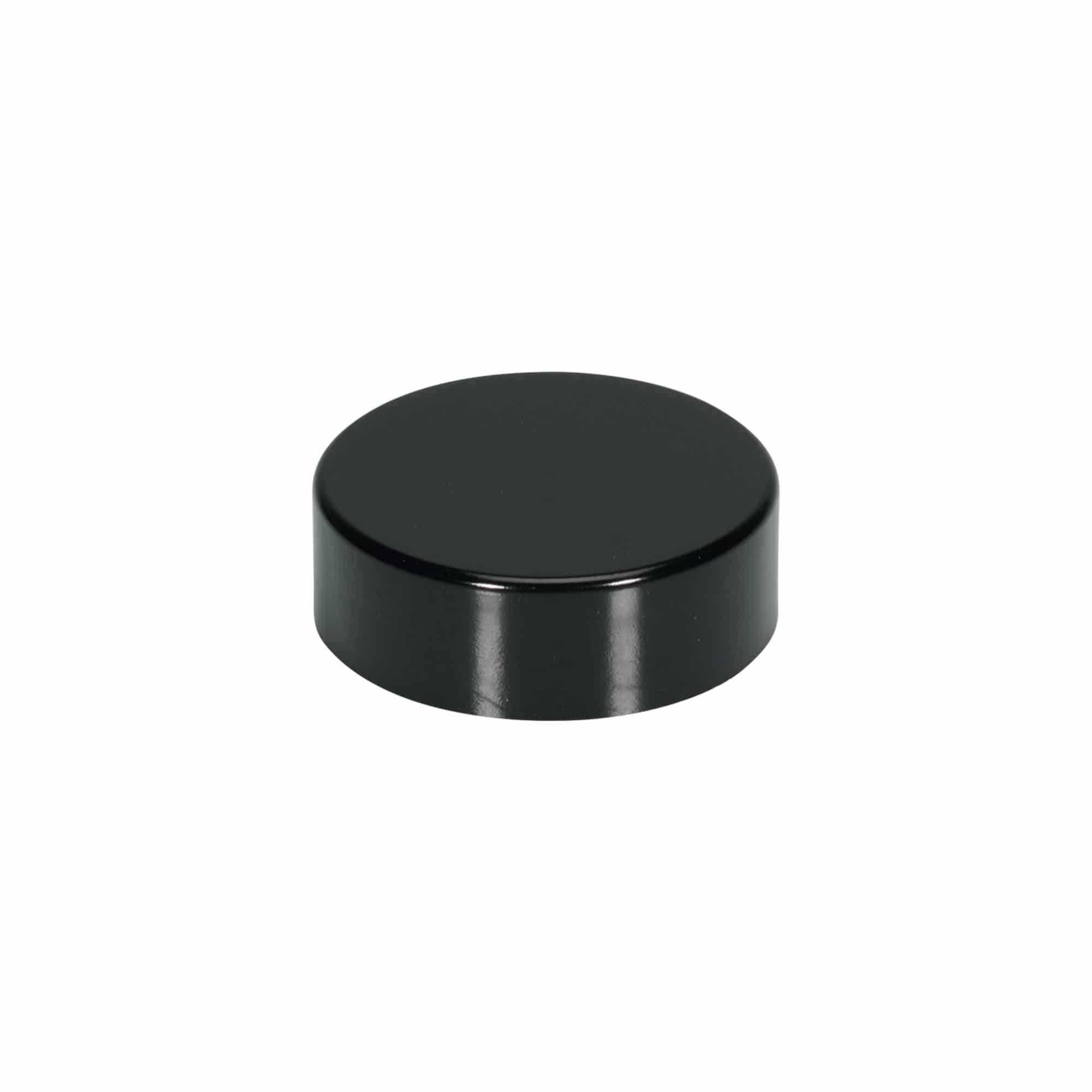 Tappo a vite per 30 ml 'Brown Line', plastica HPM, nero