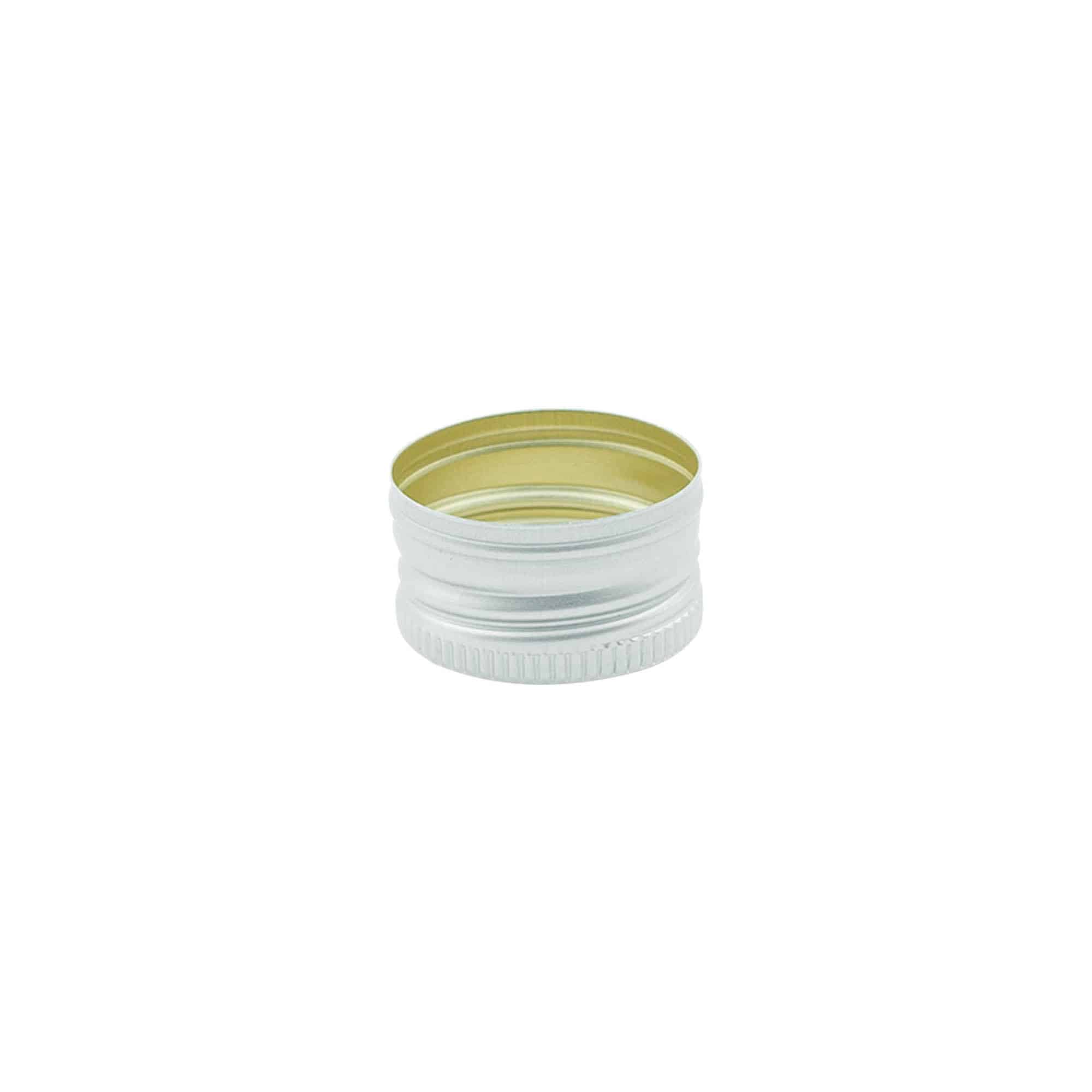 Tappo a vite, metallo, argento, per imboccatura: PP 24