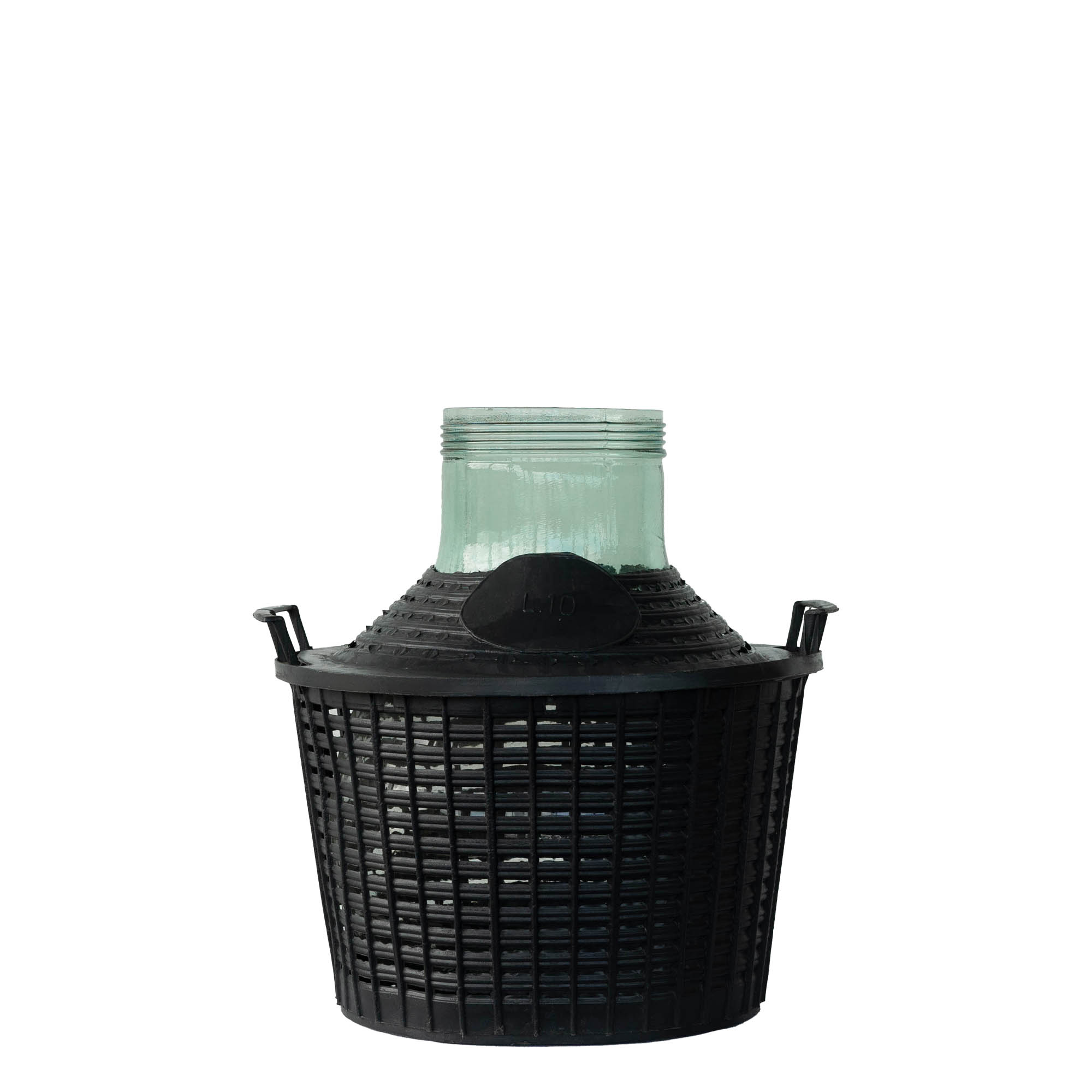 Bombola a palla da 10 l, collo largo, vetro, apertura: chiusura a vite Bombola a palla da 10 l, collo largo, vetro, apertura: chiusura a vite