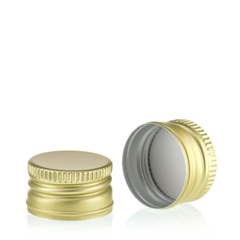 Tappo a vite, metallo, oro, per apertura: PP 28 Tappo a vite, metallo, oro, per apertura: PP 28