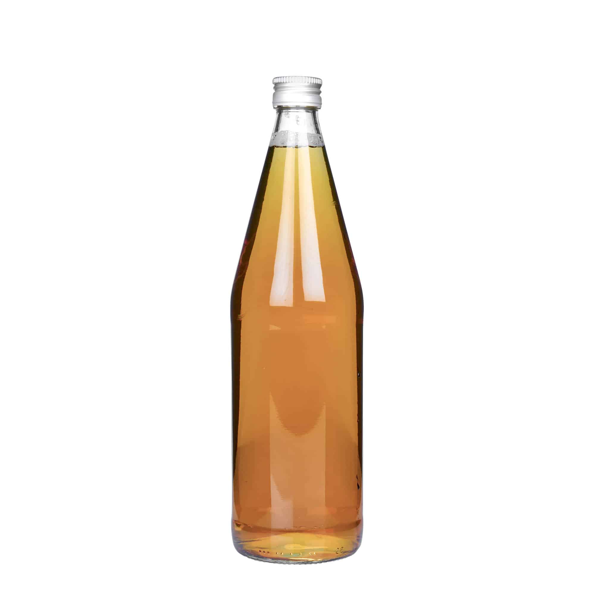 750 ml bottiglia universale a forma di carota, vetro, bocca: PP 28