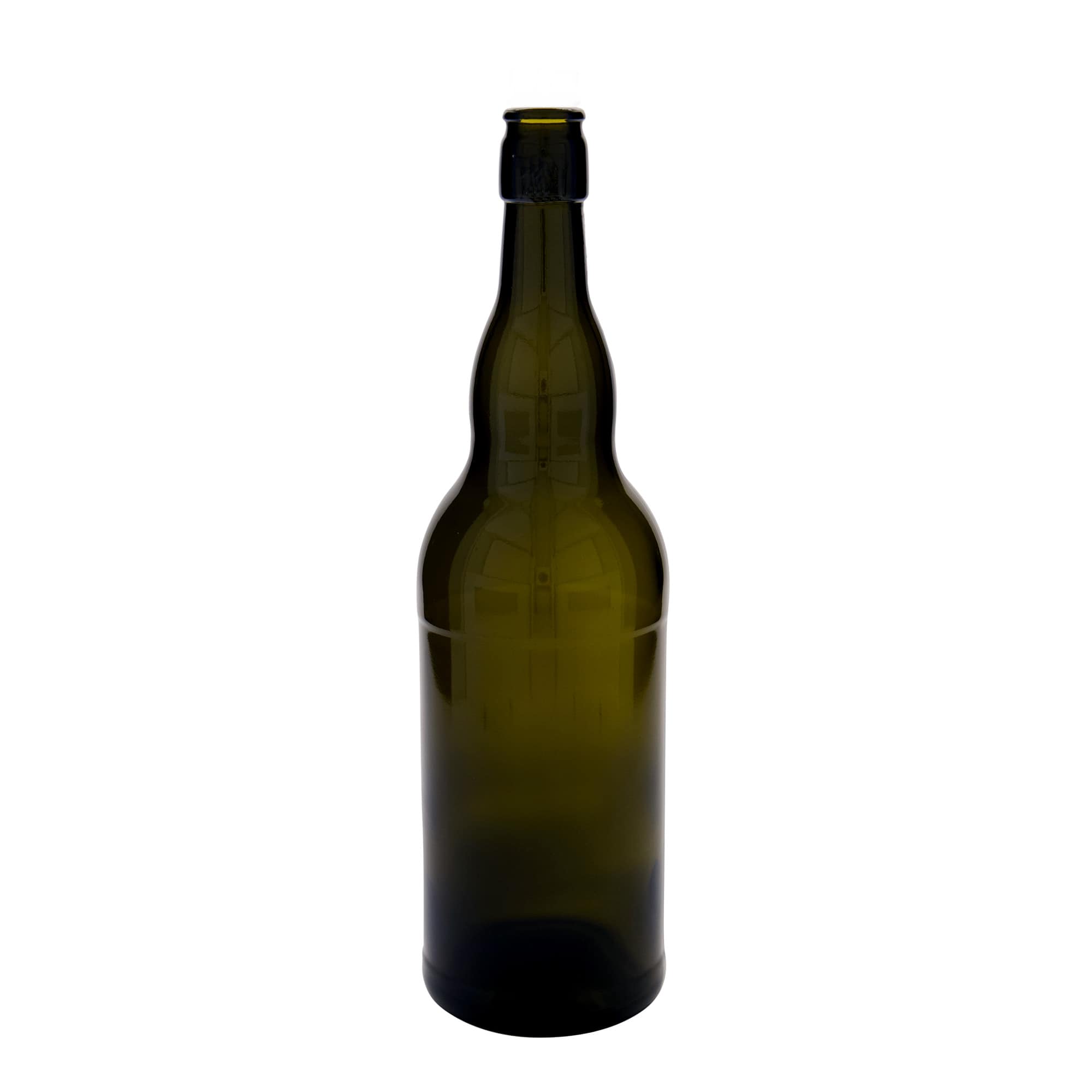 Bottiglia di birra 1.000 ml Belgio, vetro, verde antico, bocca: chiusura a leva