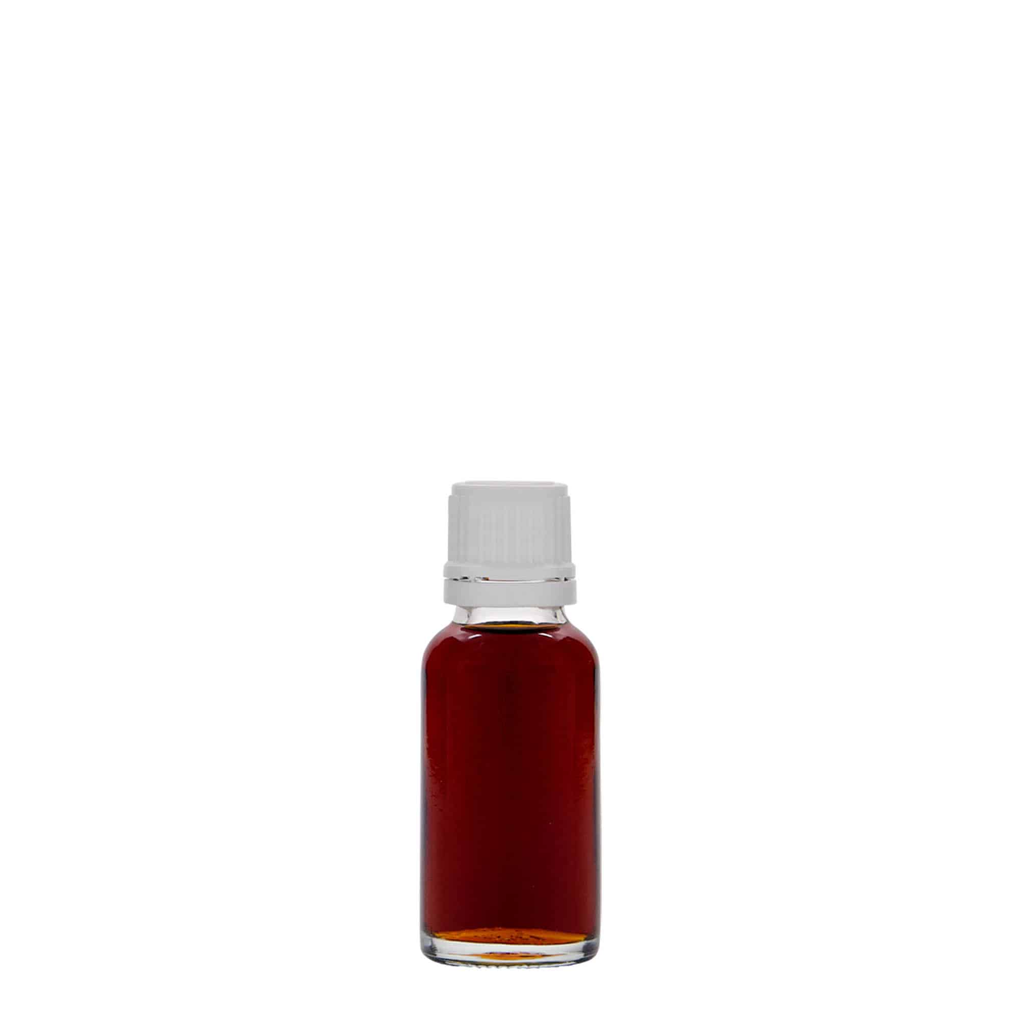 20 ml Flacone farmaceutico, vetro, imboccatura: DIN 18
