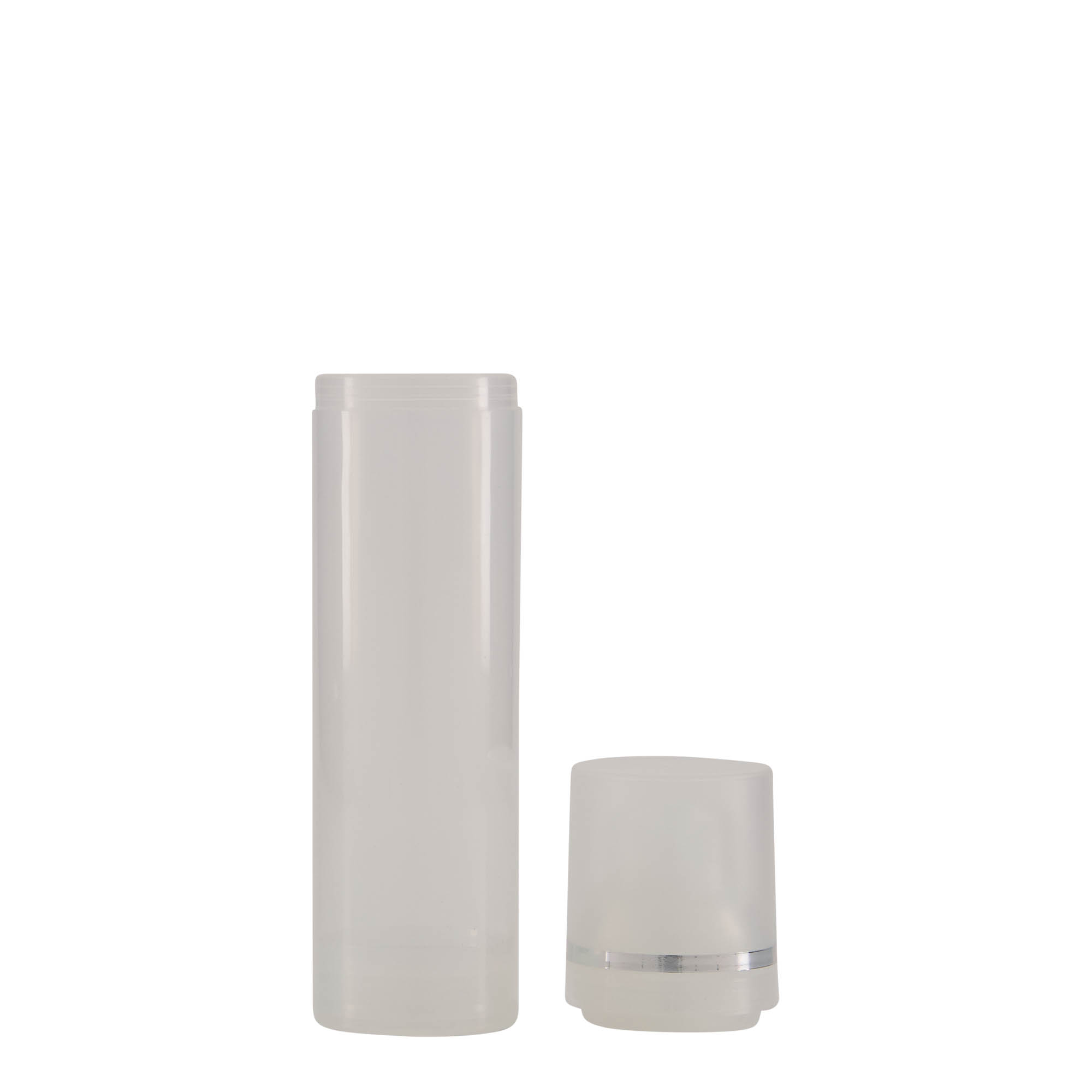 Dispenser Airless da 75 ml 'Mezzo', plastica PP, naturale Dispenser Airless da 75 ml 'Mezzo', plastica PP, naturale
