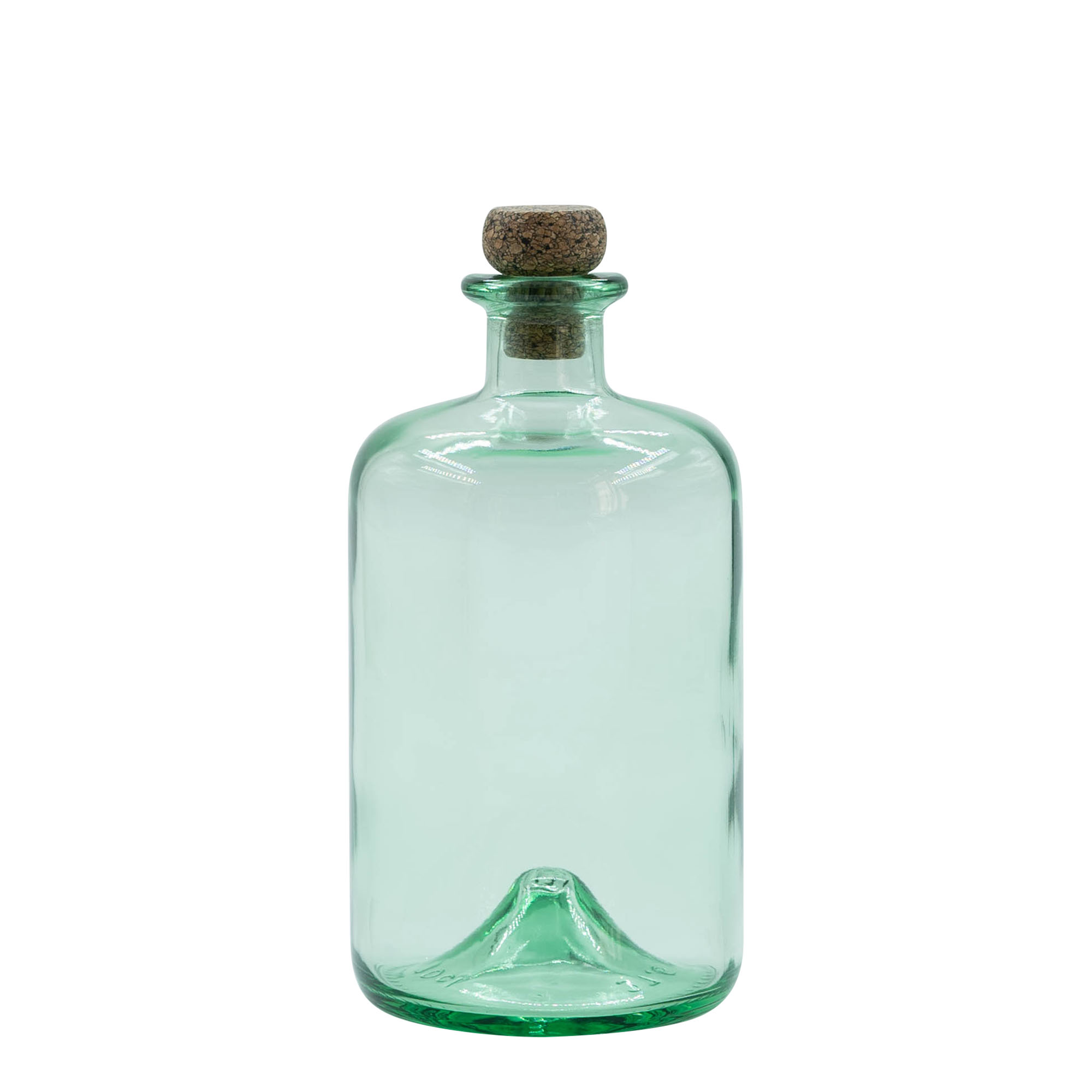Bottiglia di vetro da 700 ml 'Pharma', bocca: tappo di sughero Bottiglia di vetro da 700 ml 'Pharma', bocca: tappo di sughero