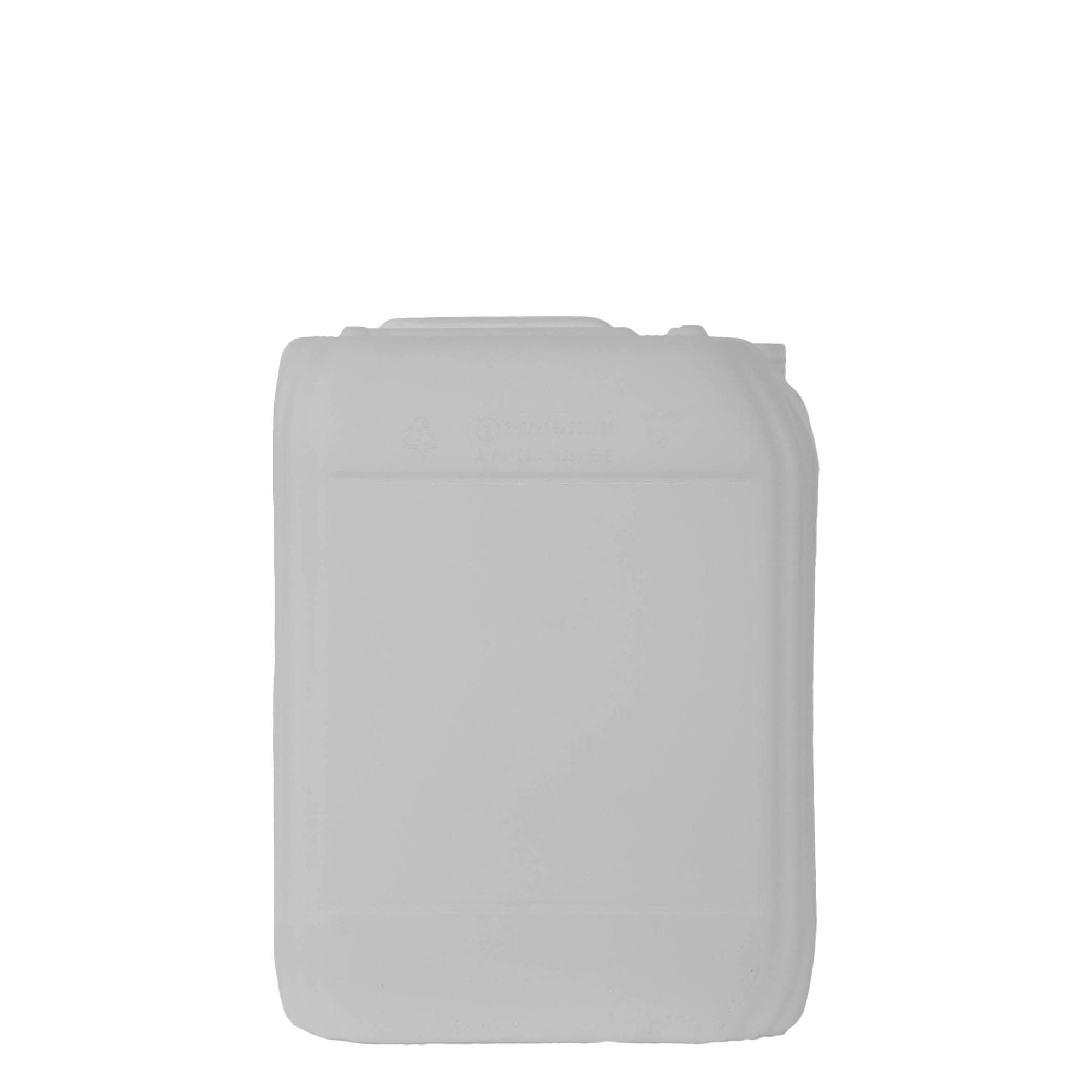 20 l Tanica, rettangolare, plastica HDPE, naturale, imboccatura: ND 60 20 l Tanica, rettangolare, plastica HDPE, naturale, imboccatura: ND 60