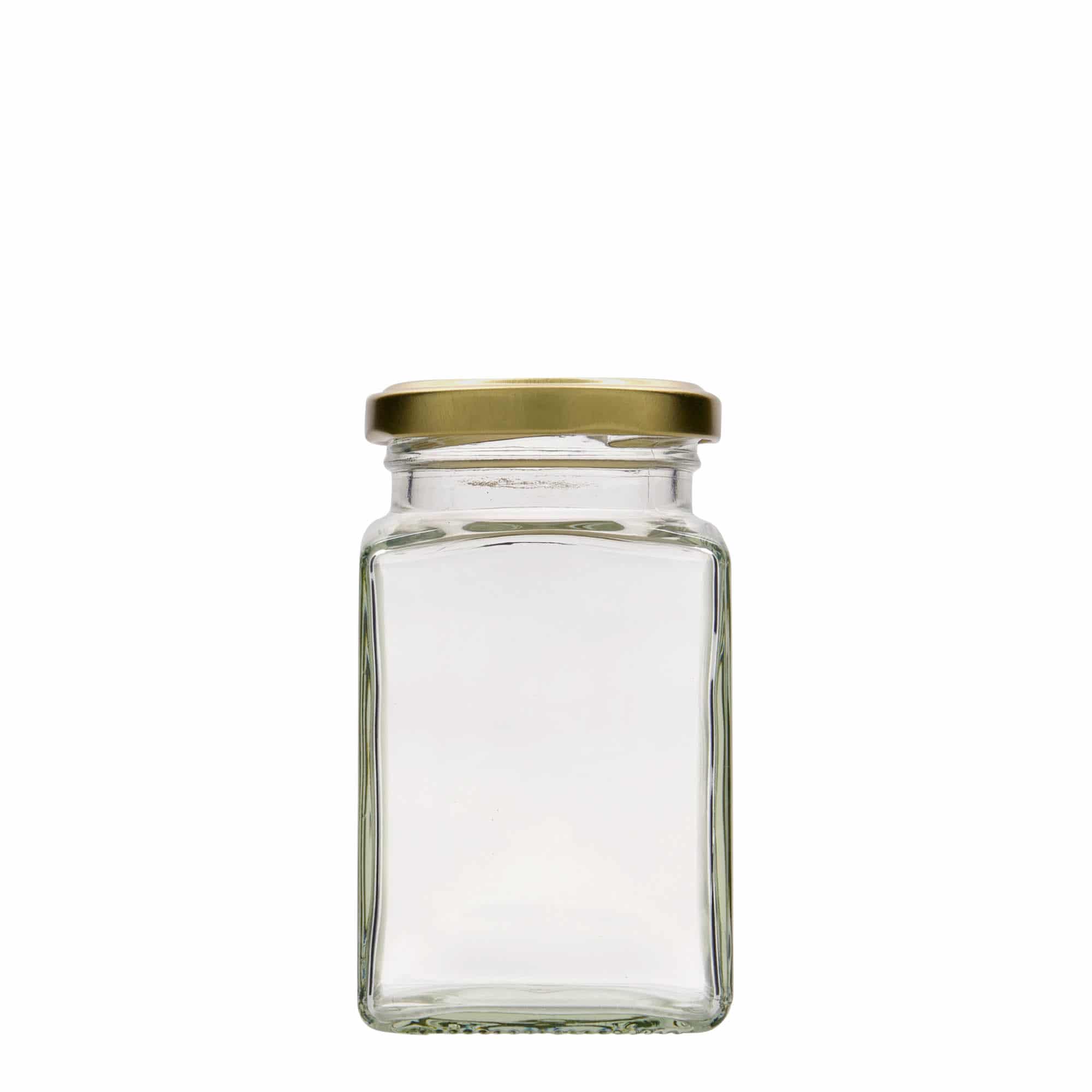 260 ml Vasetto quadrato, vetro, imboccatura: Twist-Off (TO 58)