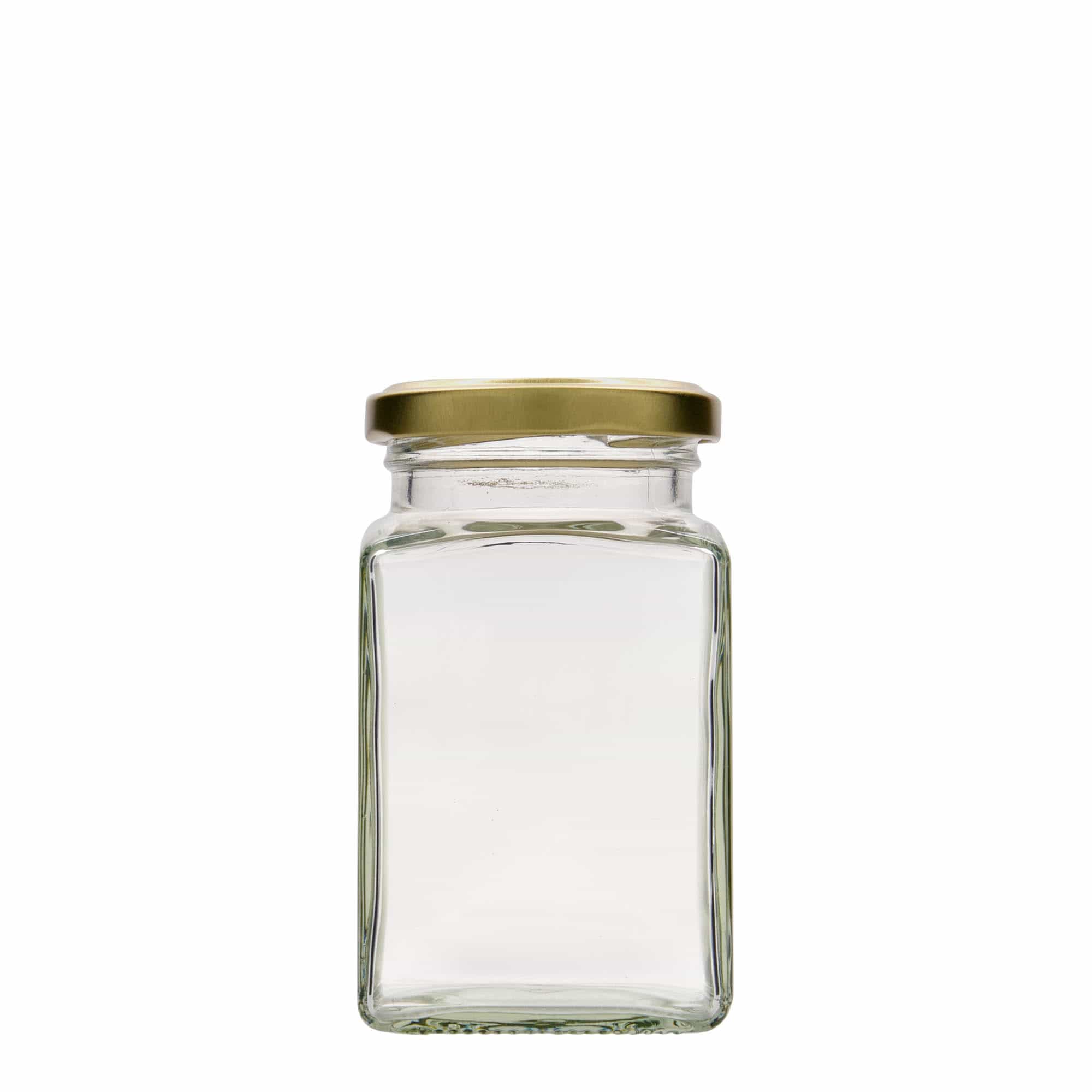 260 ml barattolo quadrato, bocca: twist-off (TO 58)