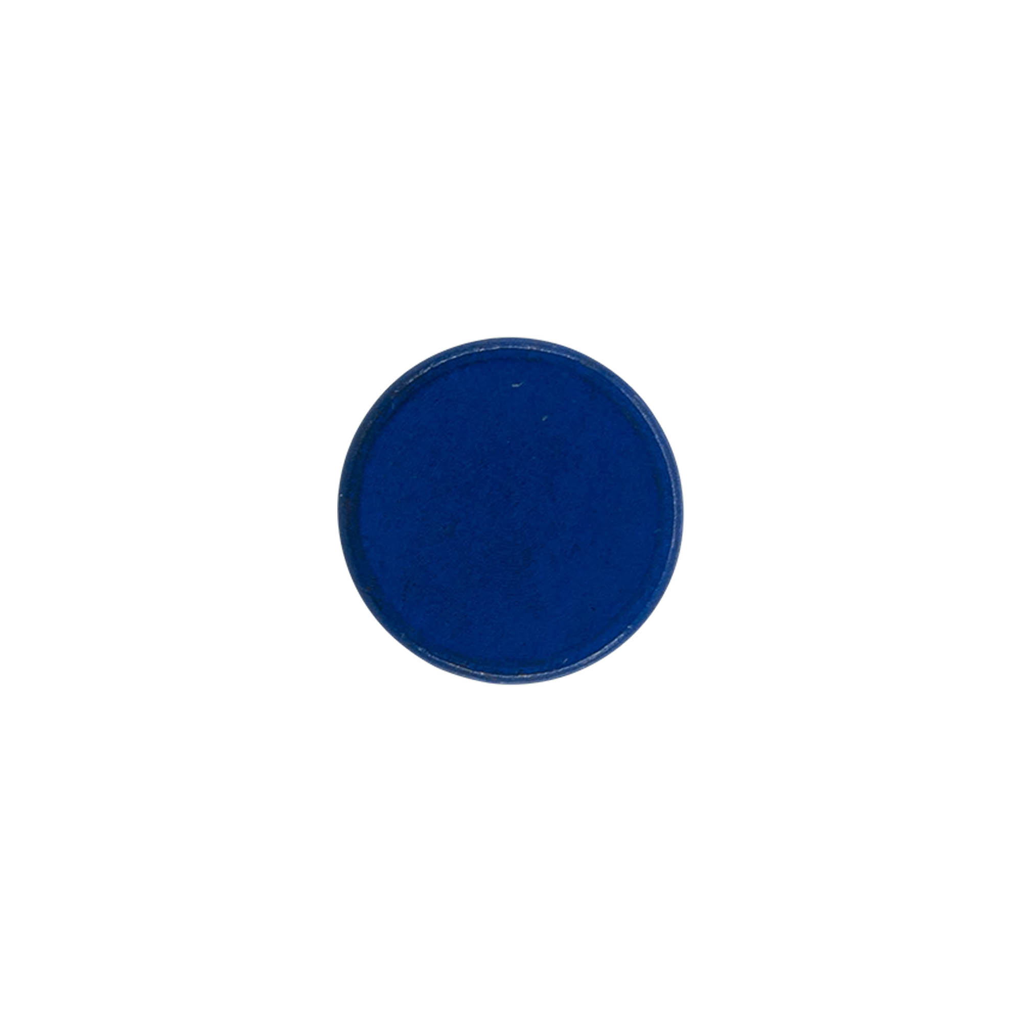 Tappo a manico 19 mm, legno/plastica, blu, per bocca: sughero