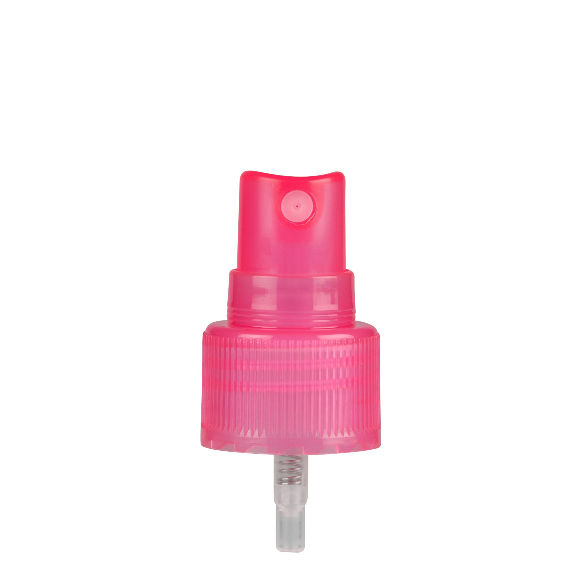 Tappo a vite con nebulizzatore spray, plastica PP, rosa, per bocca: 24/410 Tappo a vite con nebulizzatore spray, plastica PP, rosa, per bocca: 24/410