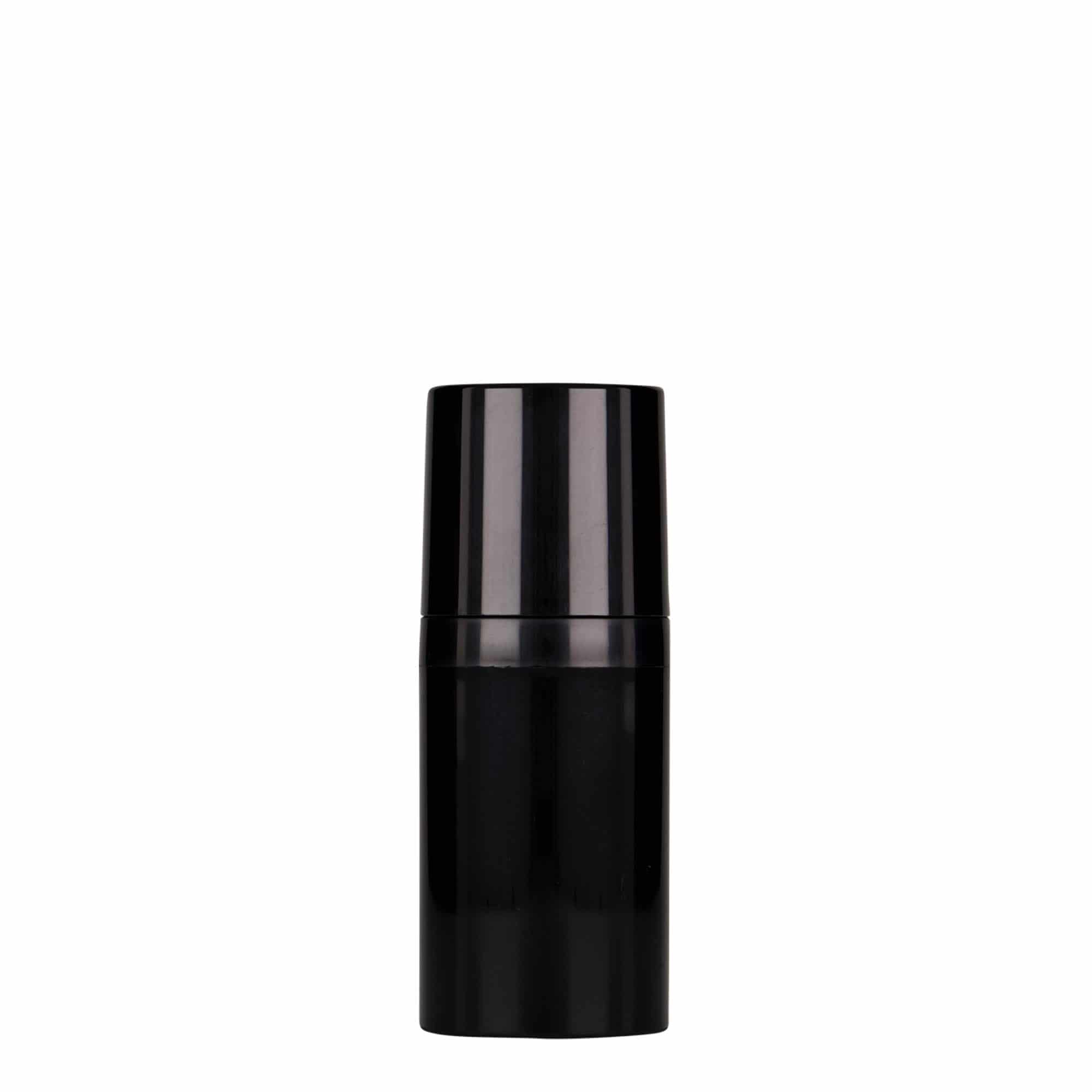 Distributore Airless 30 ml 'Mezzo', plastica PP, nero