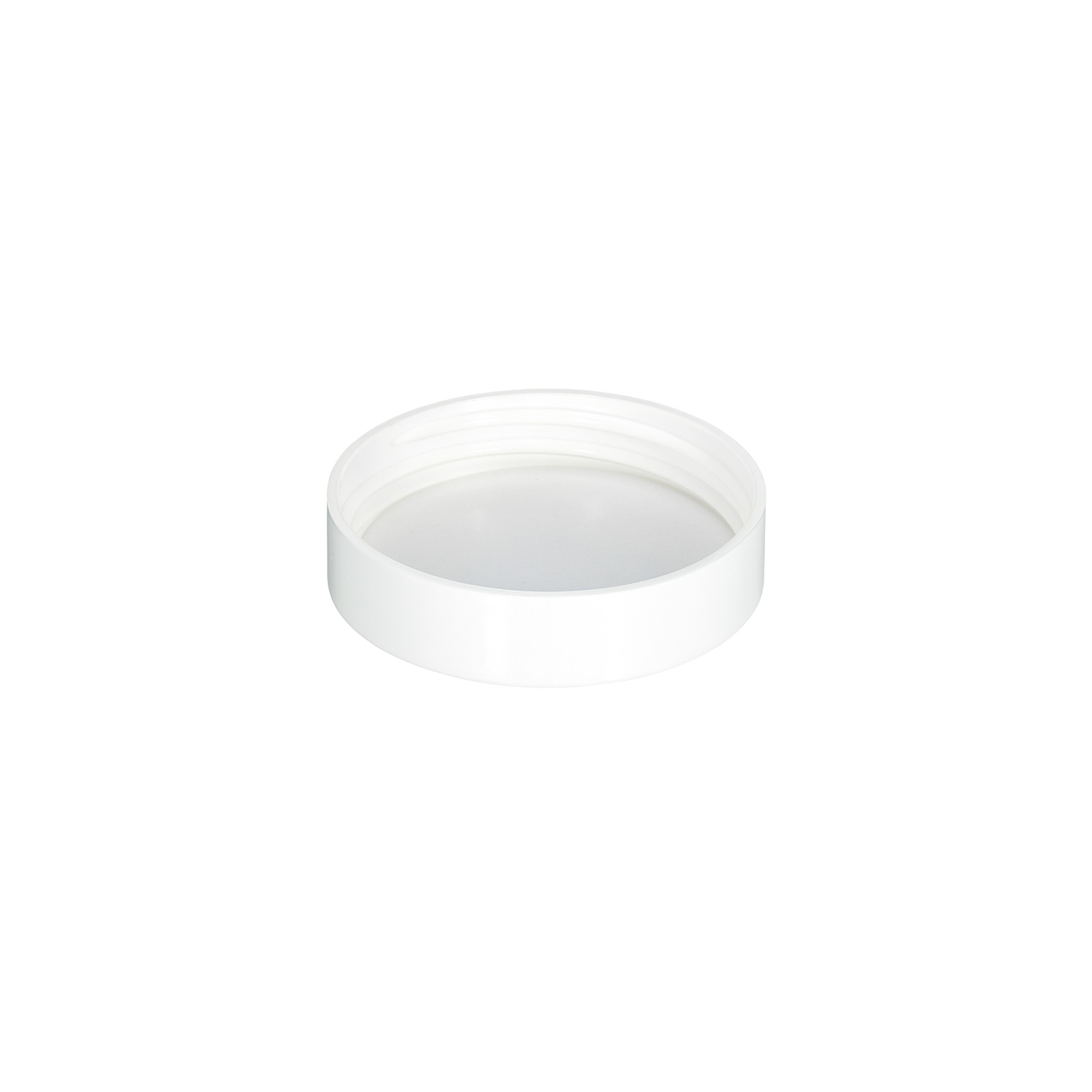 Tappo a vite per 60 ml 'Brown Line', plastica HPM, bianco