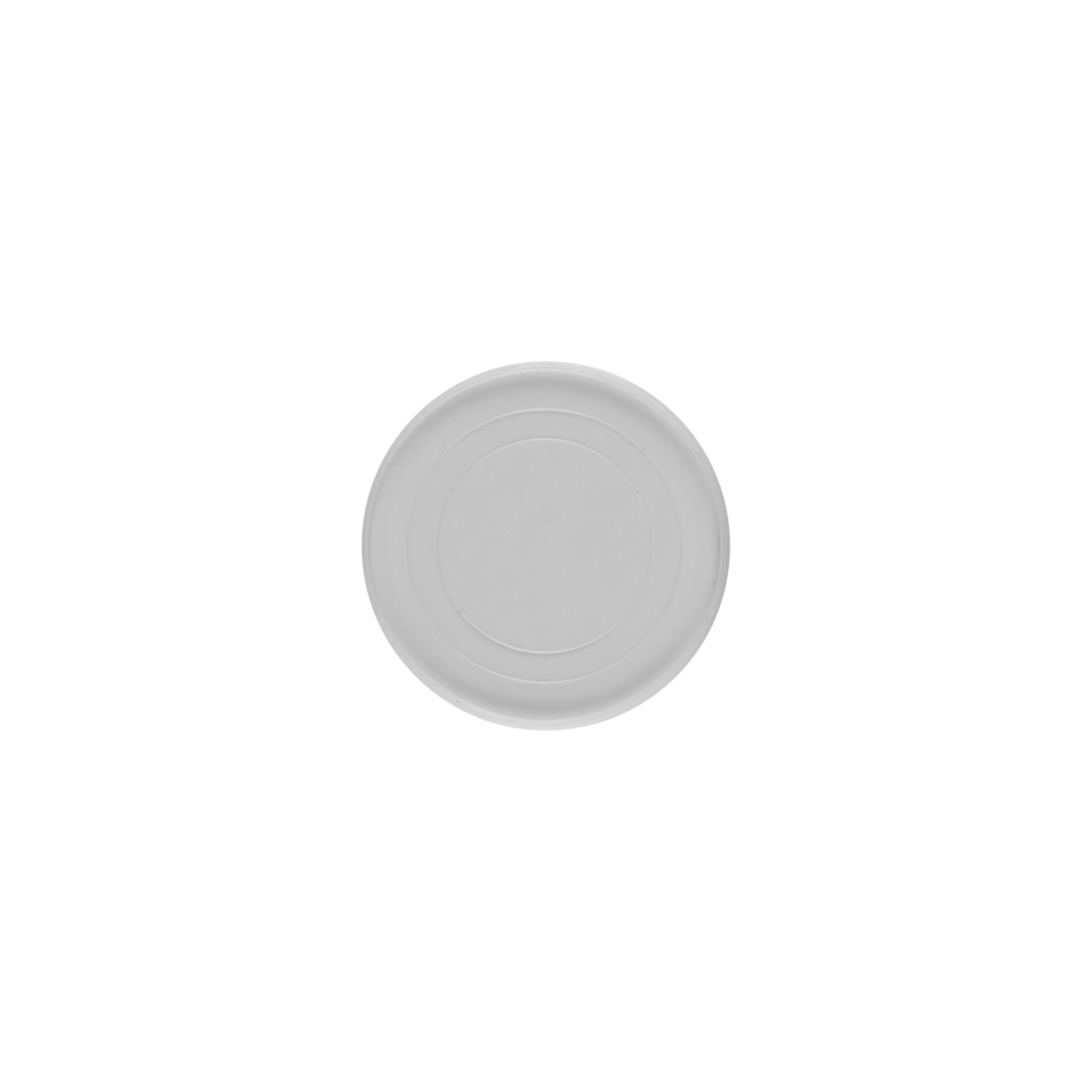 Disco di copertura per 5 ml 'Bianca', plastica PP, bianco Disco di copertura per 5 ml 'Bianca', plastica PP, bianco