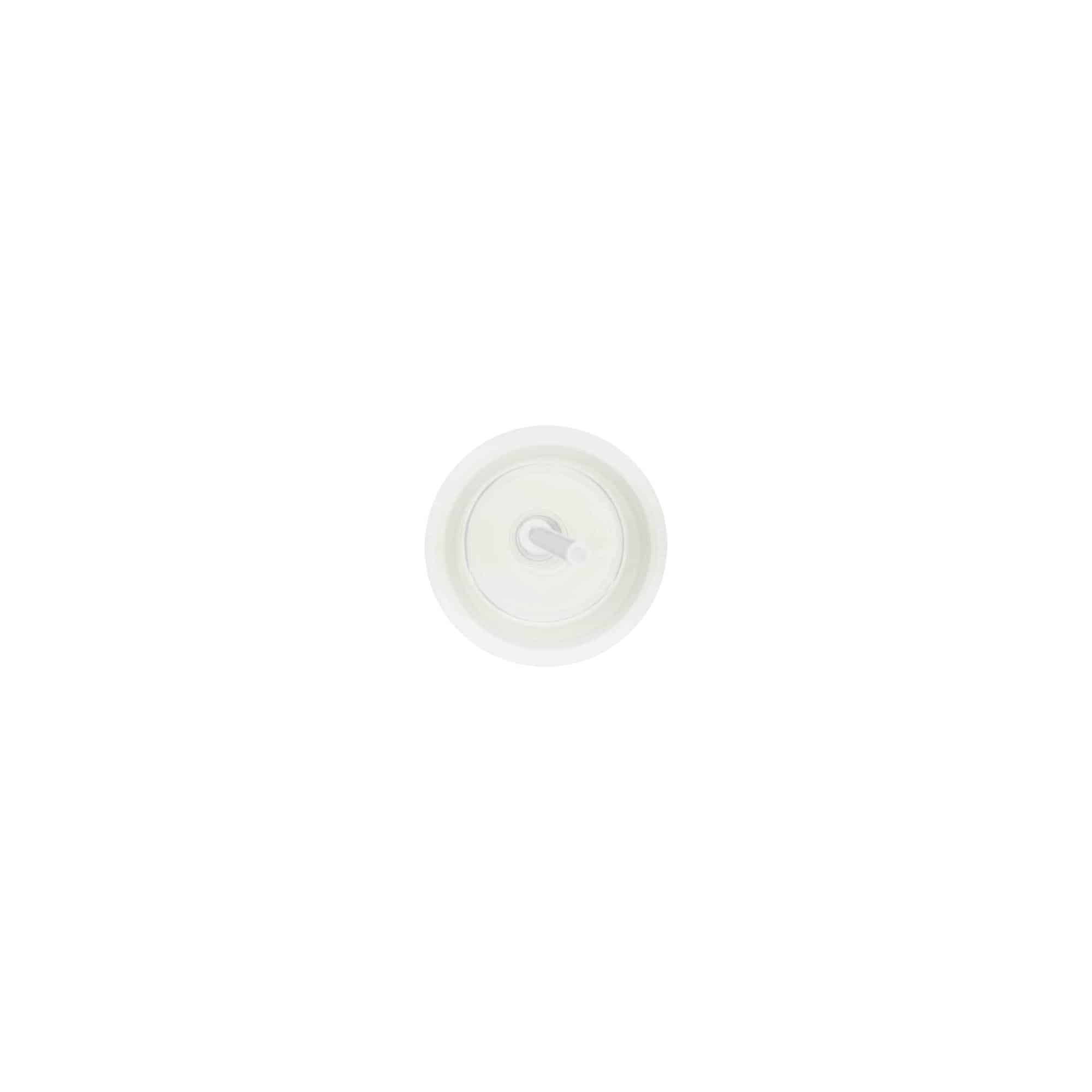 Dispenser 100 ml 'Foamer', plastica PP, bianco, per bocca: chiusura a vite