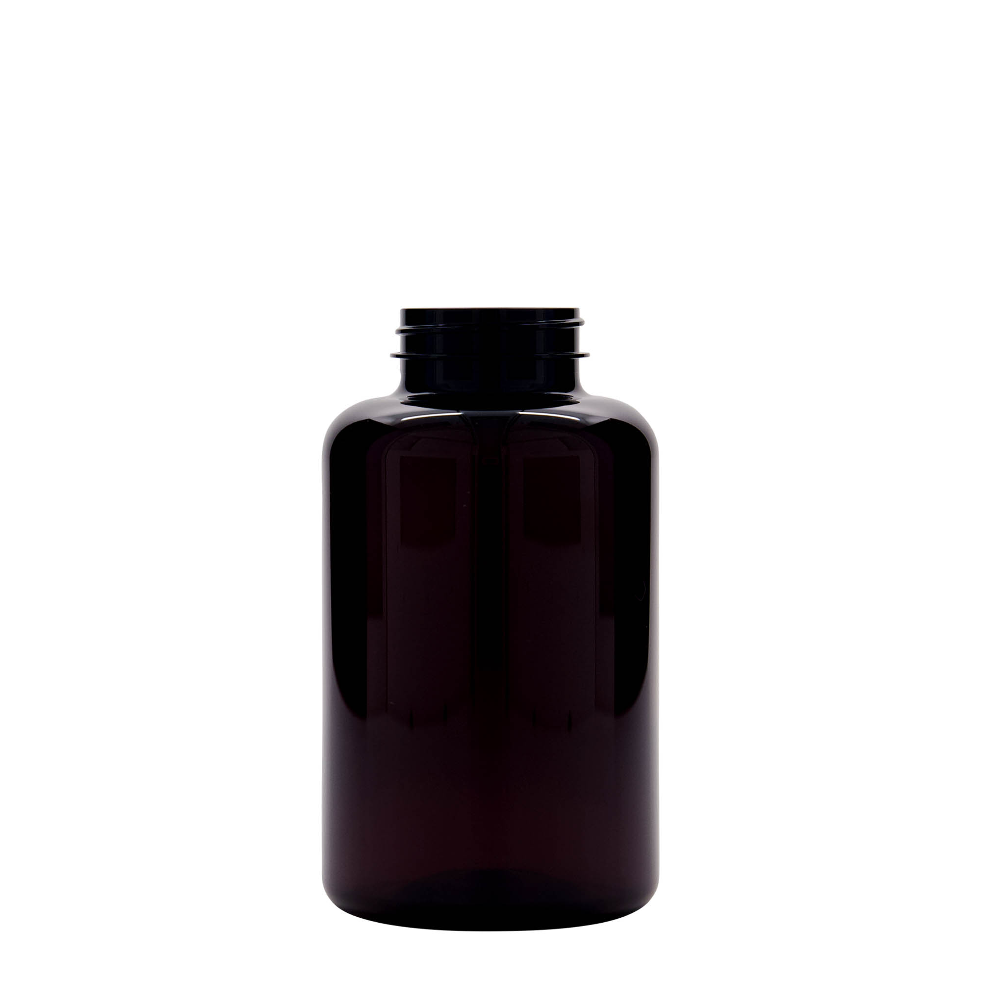 500 ml contenitore PET, plastica, marrone, bocca: 45/400