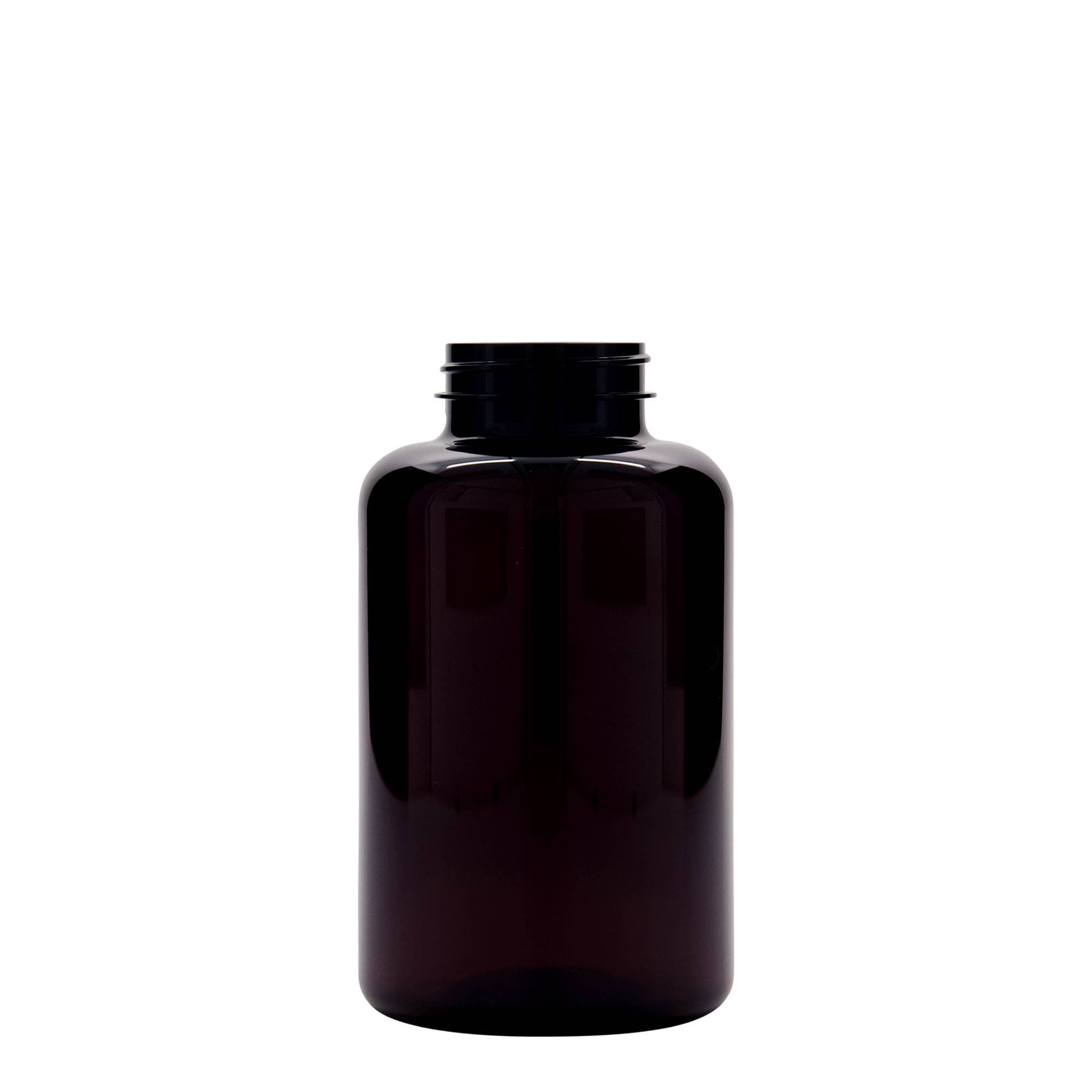 500 ml contenitore PET, plastica, marrone, bocca: 45/400