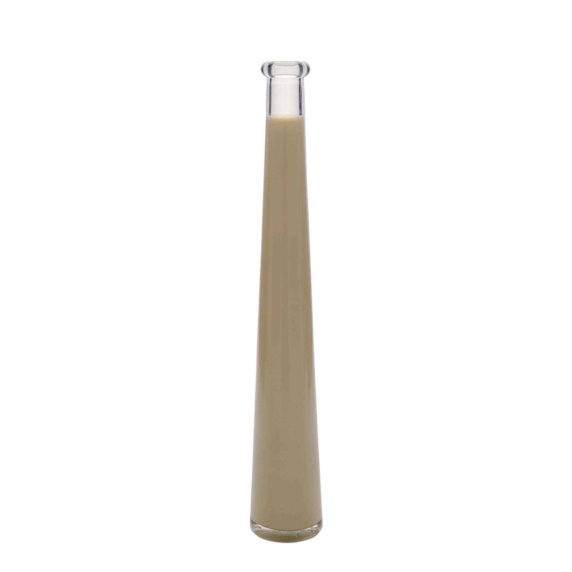 Bottiglia di vetro da 200 ml 'Dama Rondo', bocca: tappo di sughero Bottiglia di vetro da 200 ml 'Dama Rondo', bocca: tappo di sughero